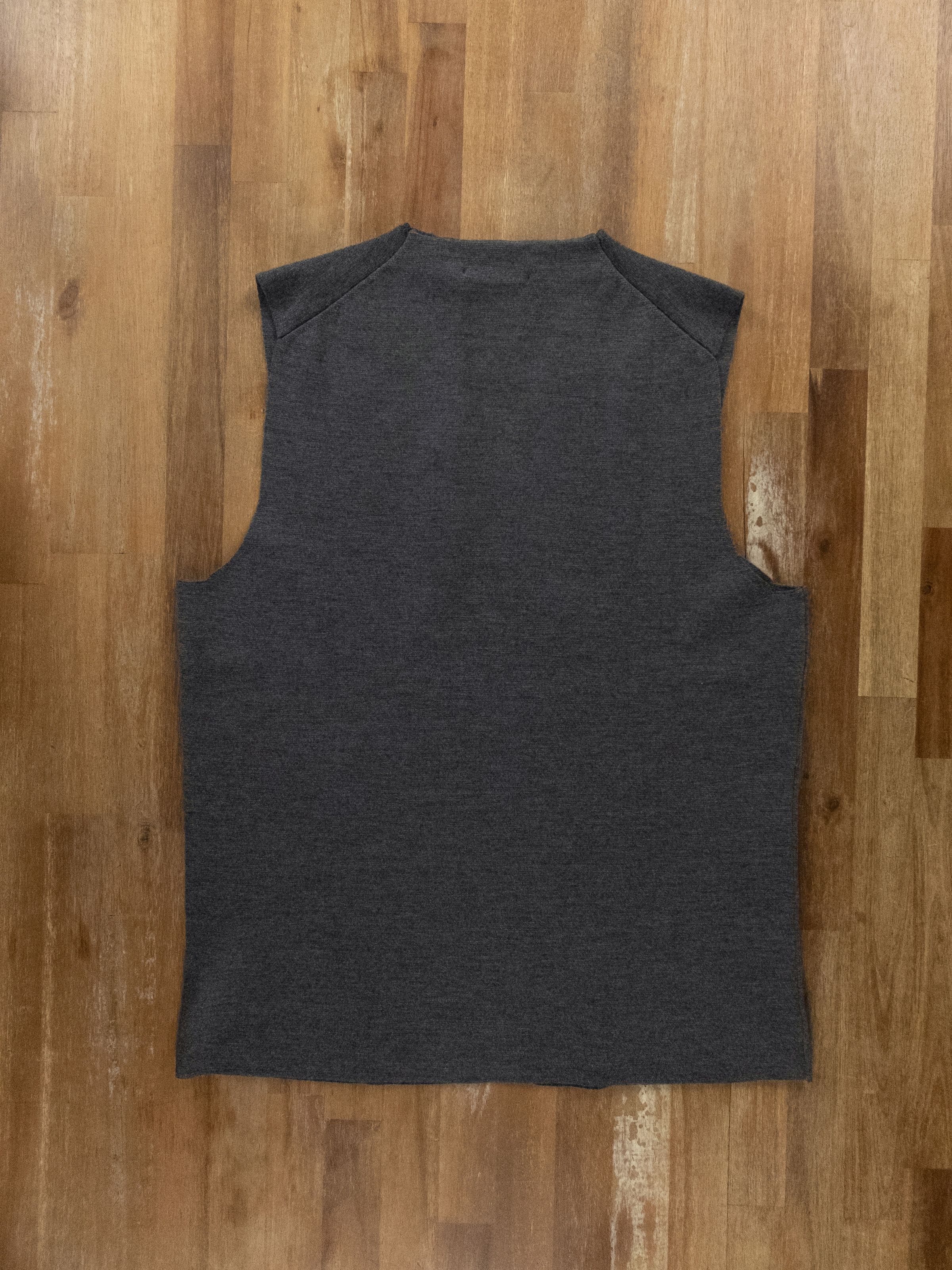 Drumohr DRUMOHR gray wool knit vest gilet sweater 50 Large NWT Size US L / EU 52-54 / 3 - 6 Thumbnail