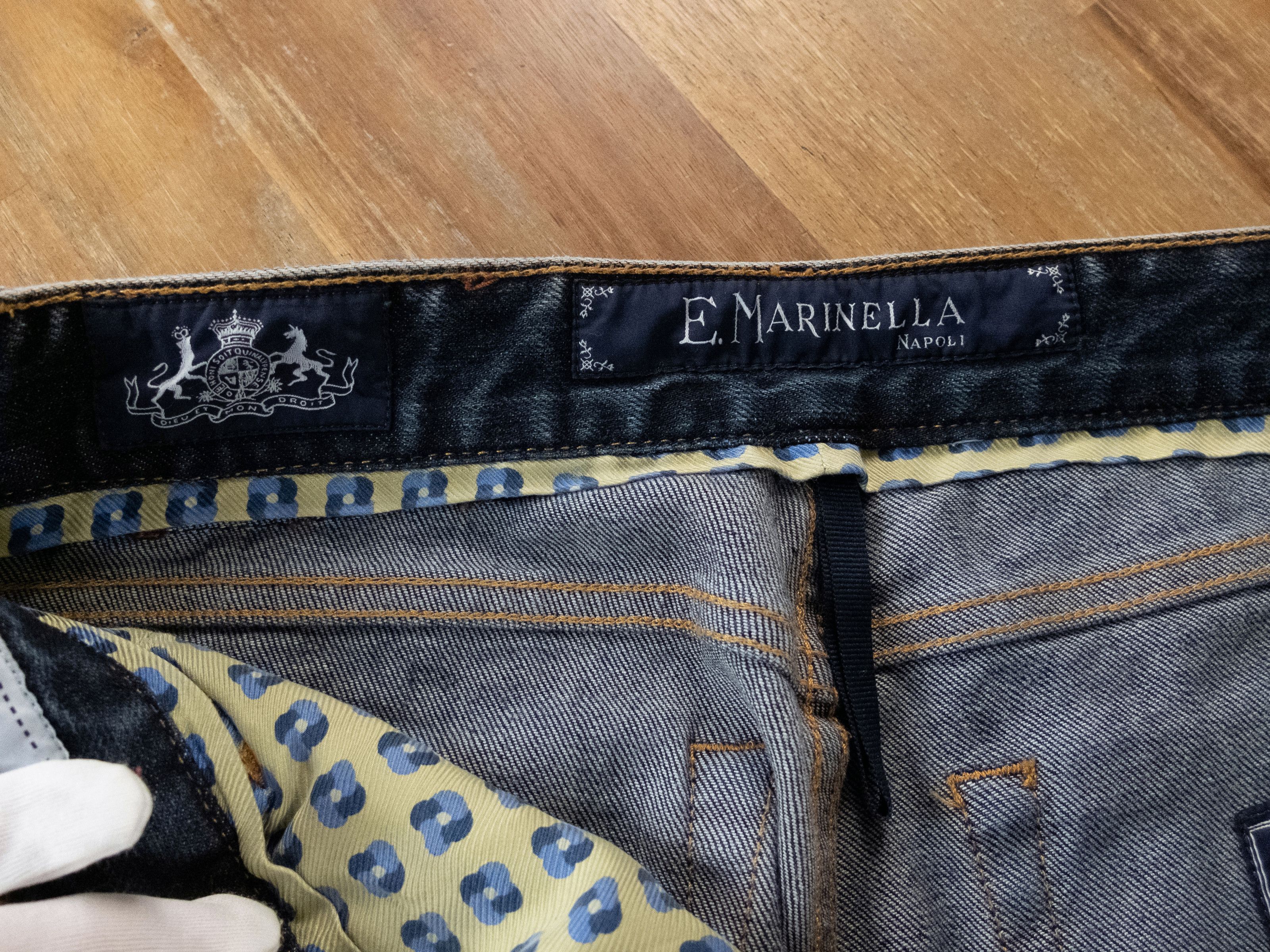 E. Marinella E. MARINELLA Napoli blue slim fit jeans 31 authentic q Size US 31 - 6 Thumbnail