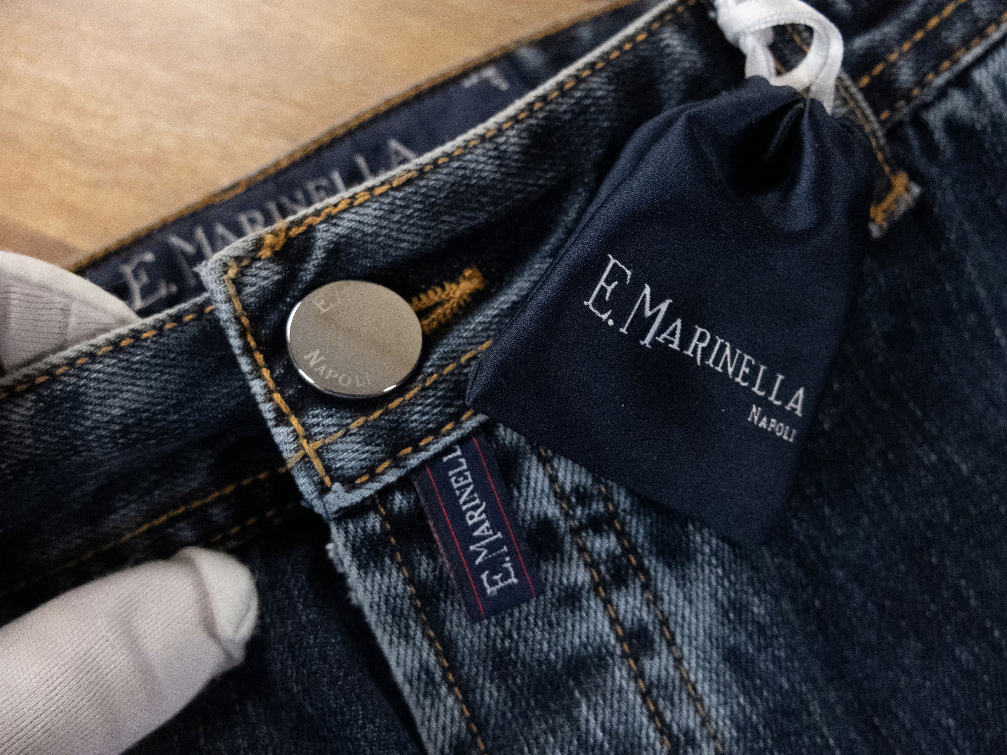 E. Marinella E. MARINELLA Napoli blue slim fit jeans 31 authentic q Size US 31 - 3 Thumbnail