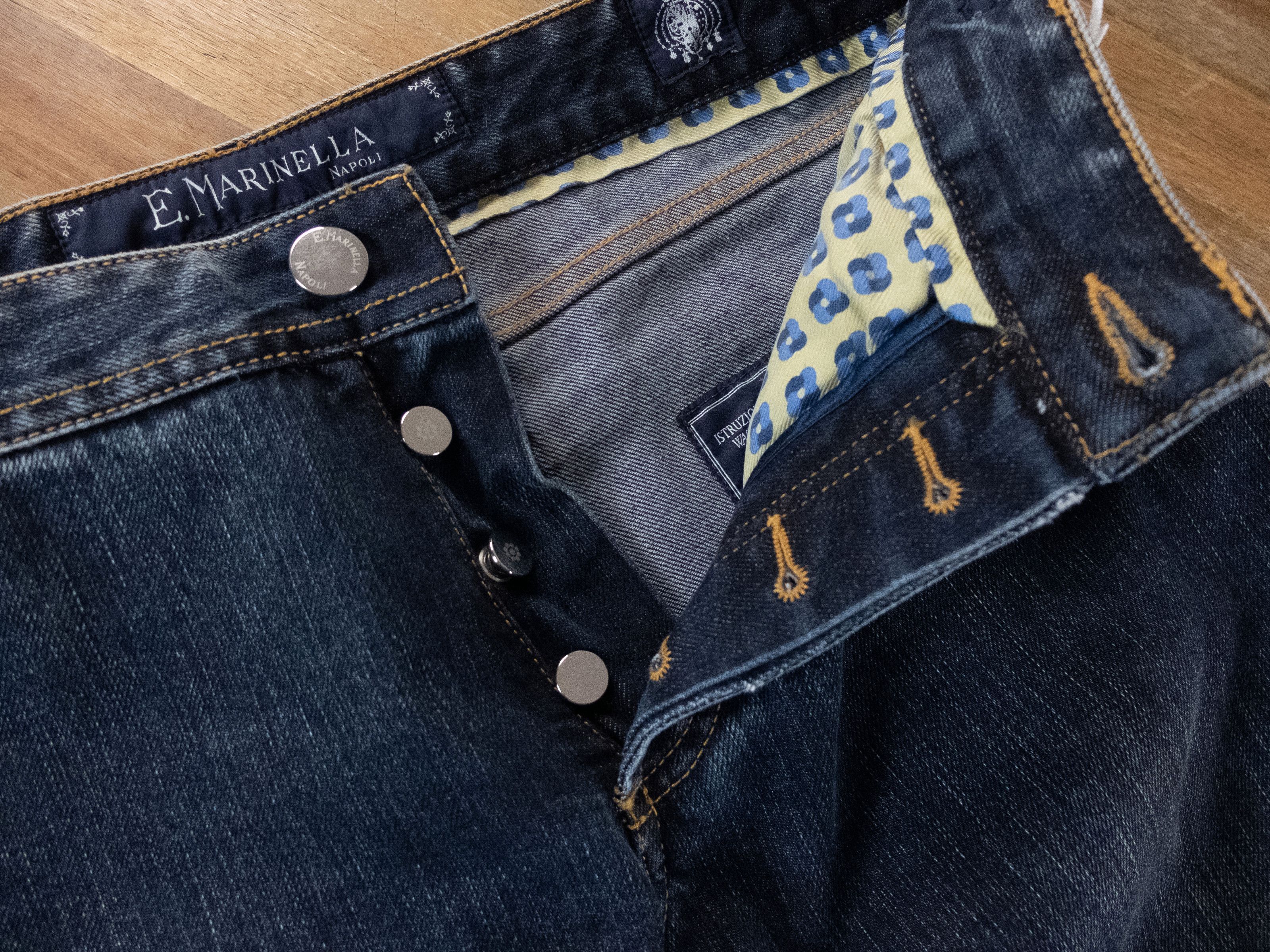 E. Marinella E. MARINELLA Napoli blue slim fit jeans 31 authentic q Size US 31 - 5 Thumbnail