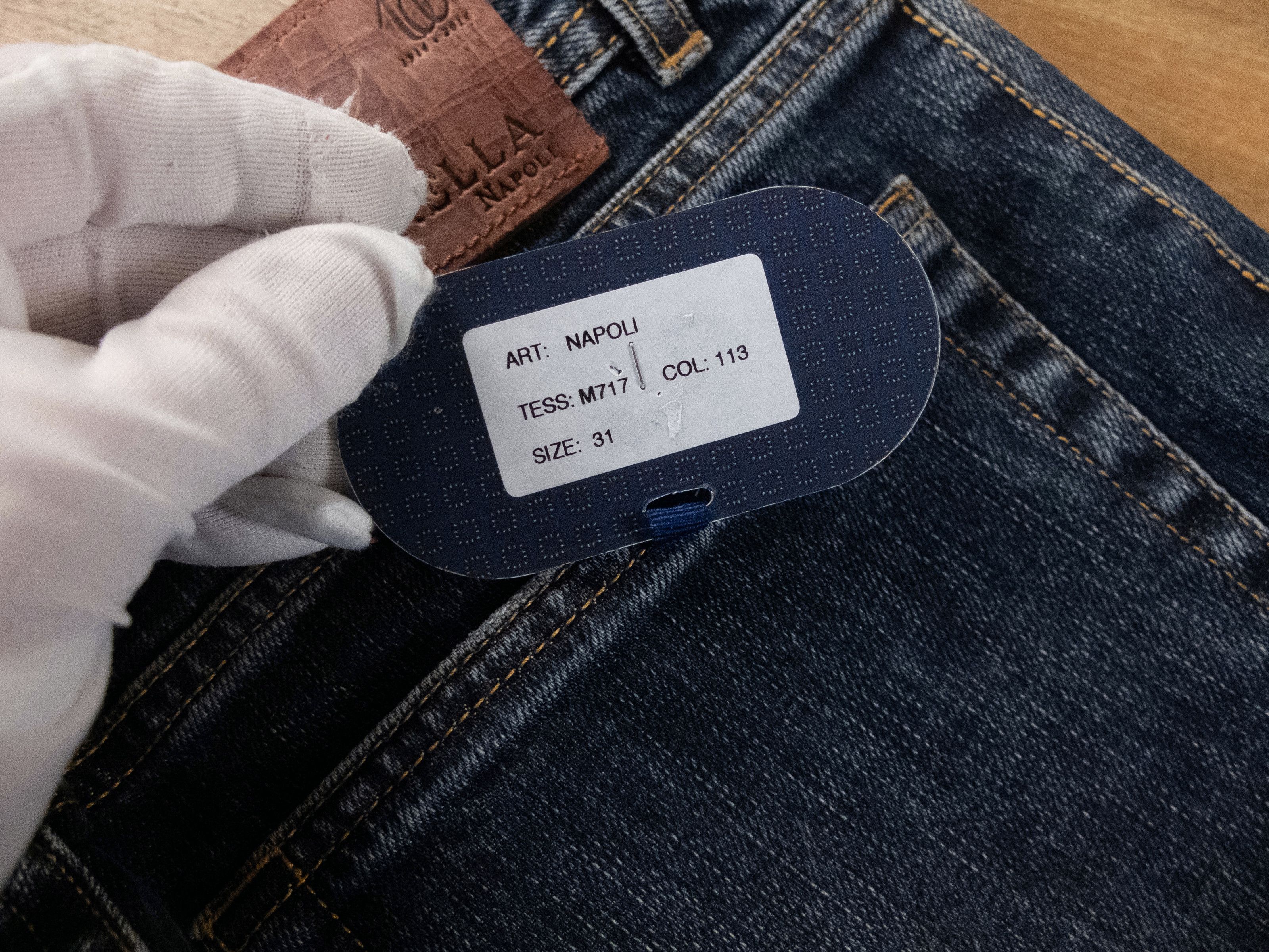 E. Marinella E. MARINELLA Napoli blue slim fit jeans 31 authentic q Size US 31 - 10 Thumbnail