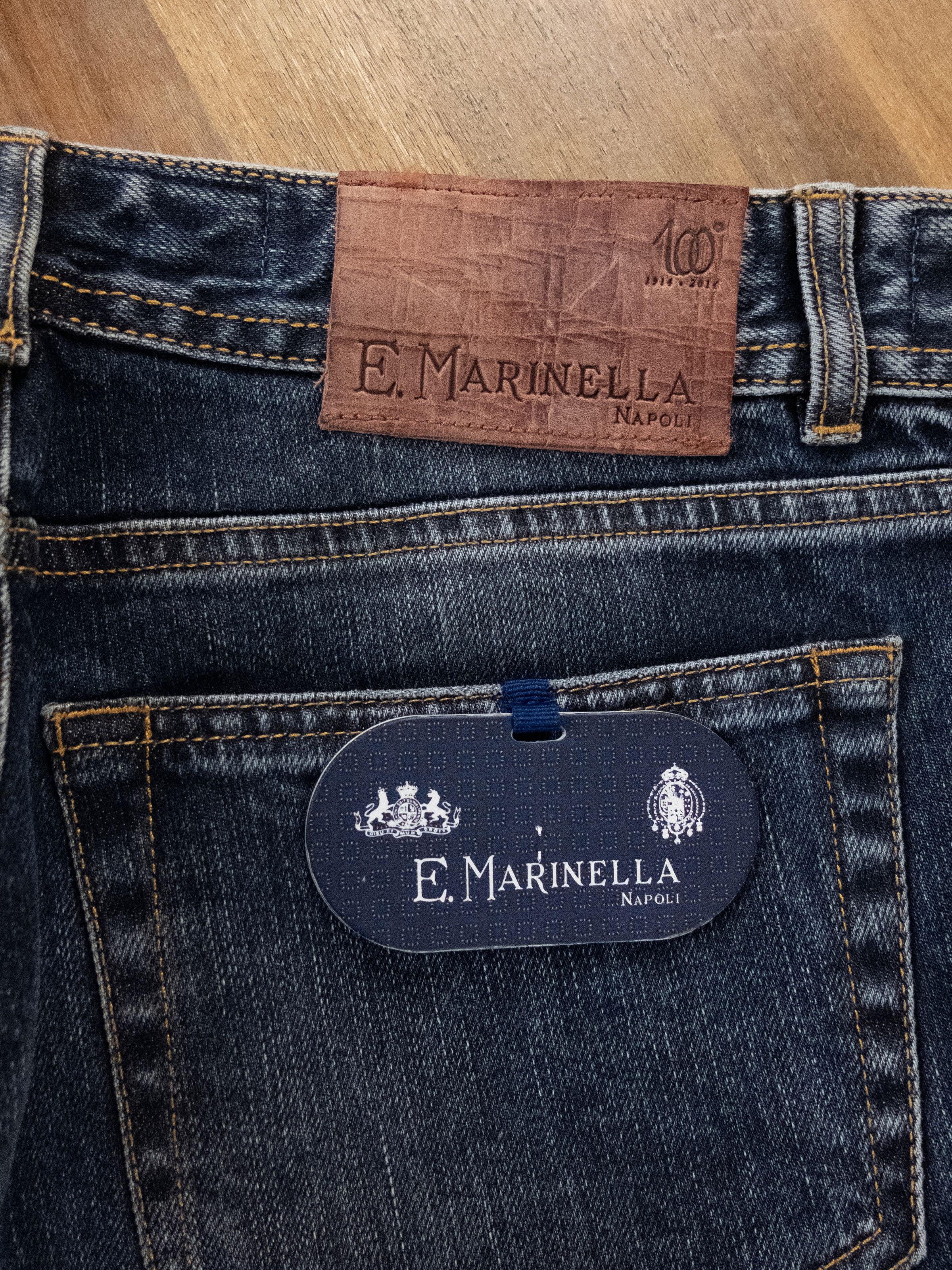 E. Marinella E. MARINELLA Napoli blue slim fit jeans 31 authentic q Size US 31 - 9 Thumbnail
