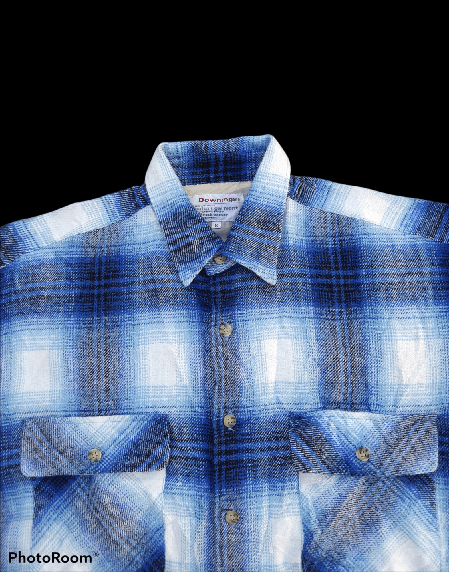 Flannel × Japanese Brand × Seditionaries DOWNINGS FLANNEL WOOL TARTAN BUTTON-UP Size US M / EU 48-50 / 2 - 5 Thumbnail