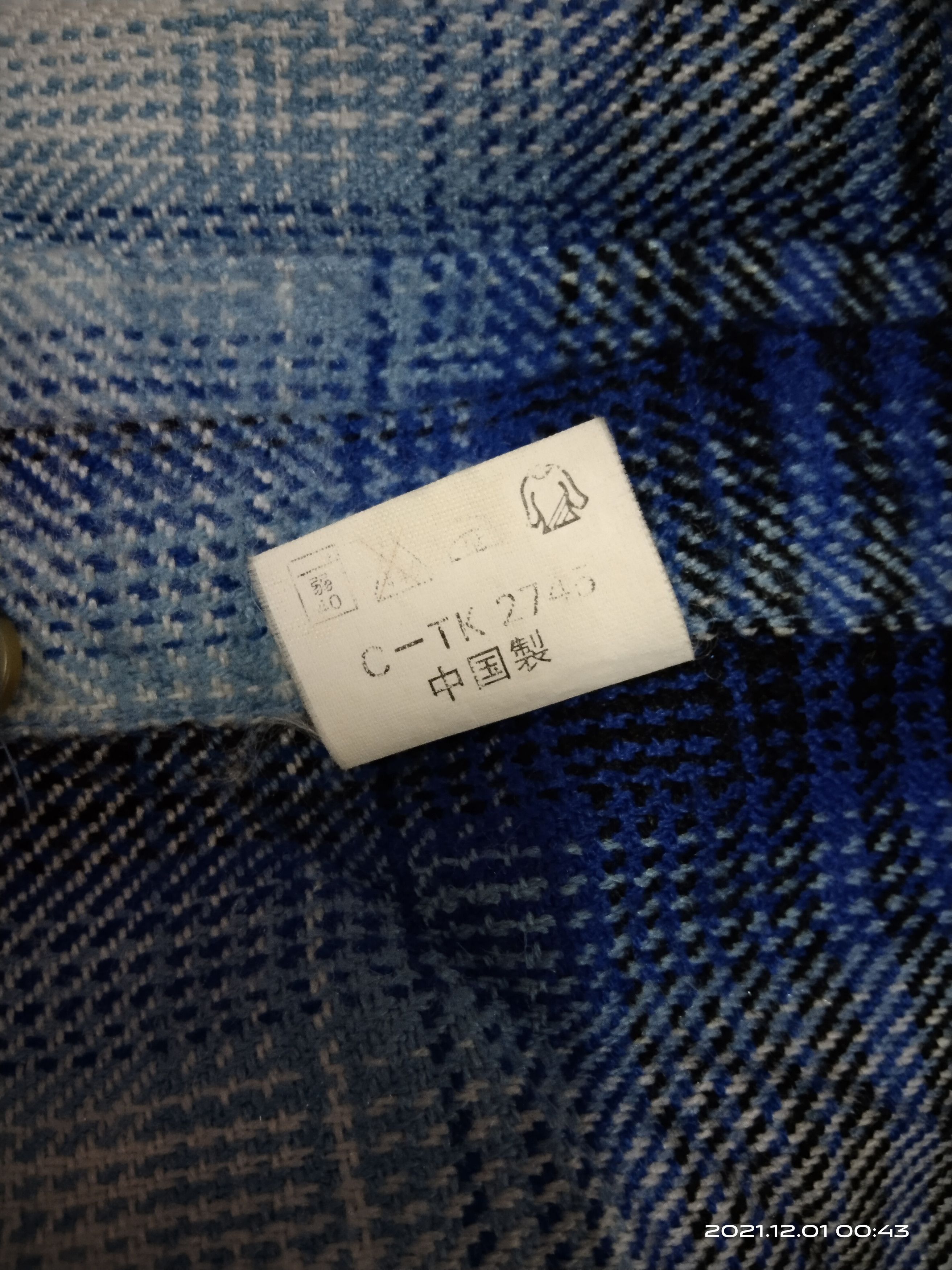Flannel × Japanese Brand × Seditionaries DOWNINGS FLANNEL WOOL TARTAN BUTTON-UP Size US M / EU 48-50 / 2 - 6 Thumbnail