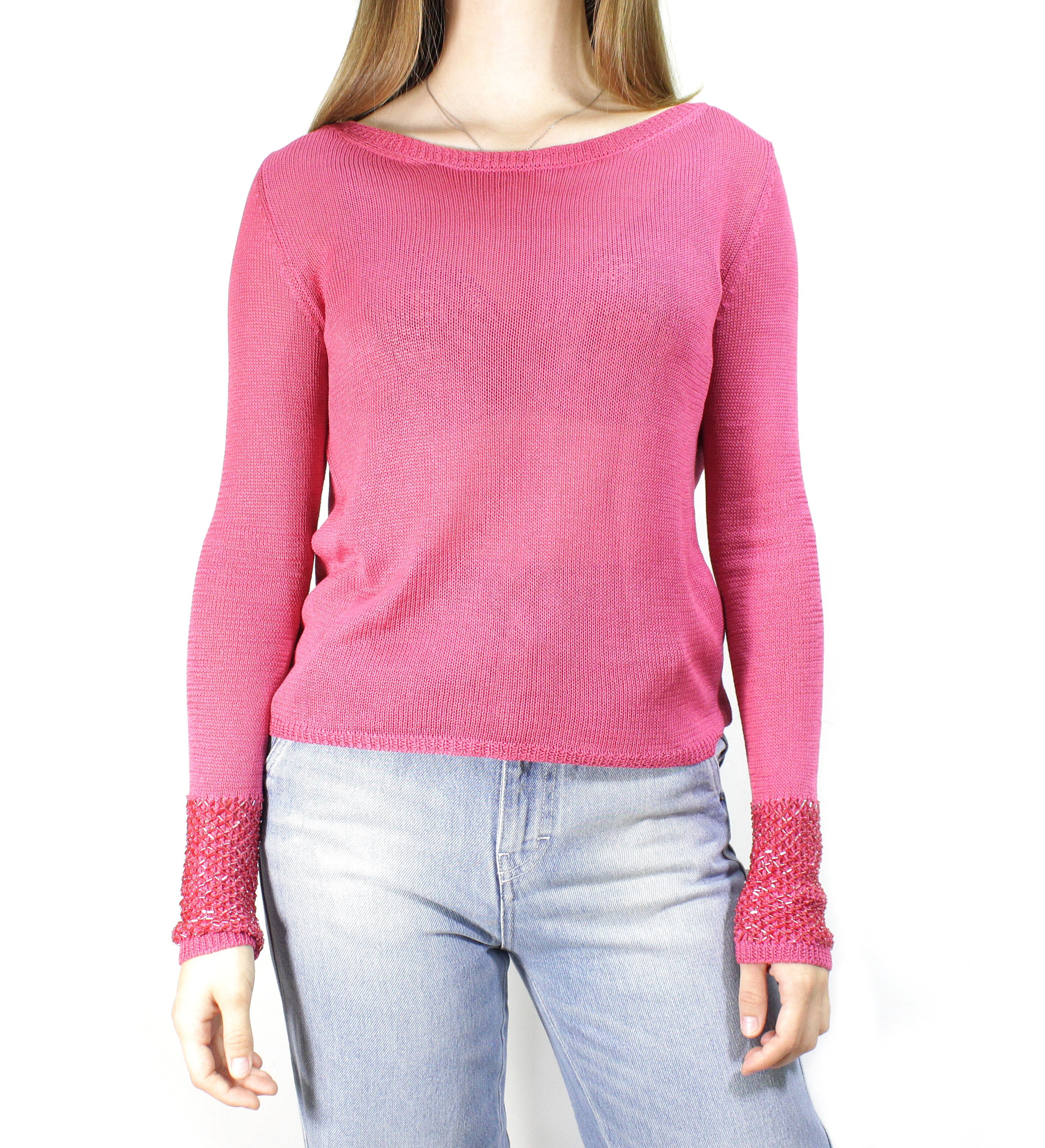 Jil Sander Raf Simons Era Silk Beads Knit Vintage Size XS / US 0-2 / IT 36-38 - 1 Thumbnail