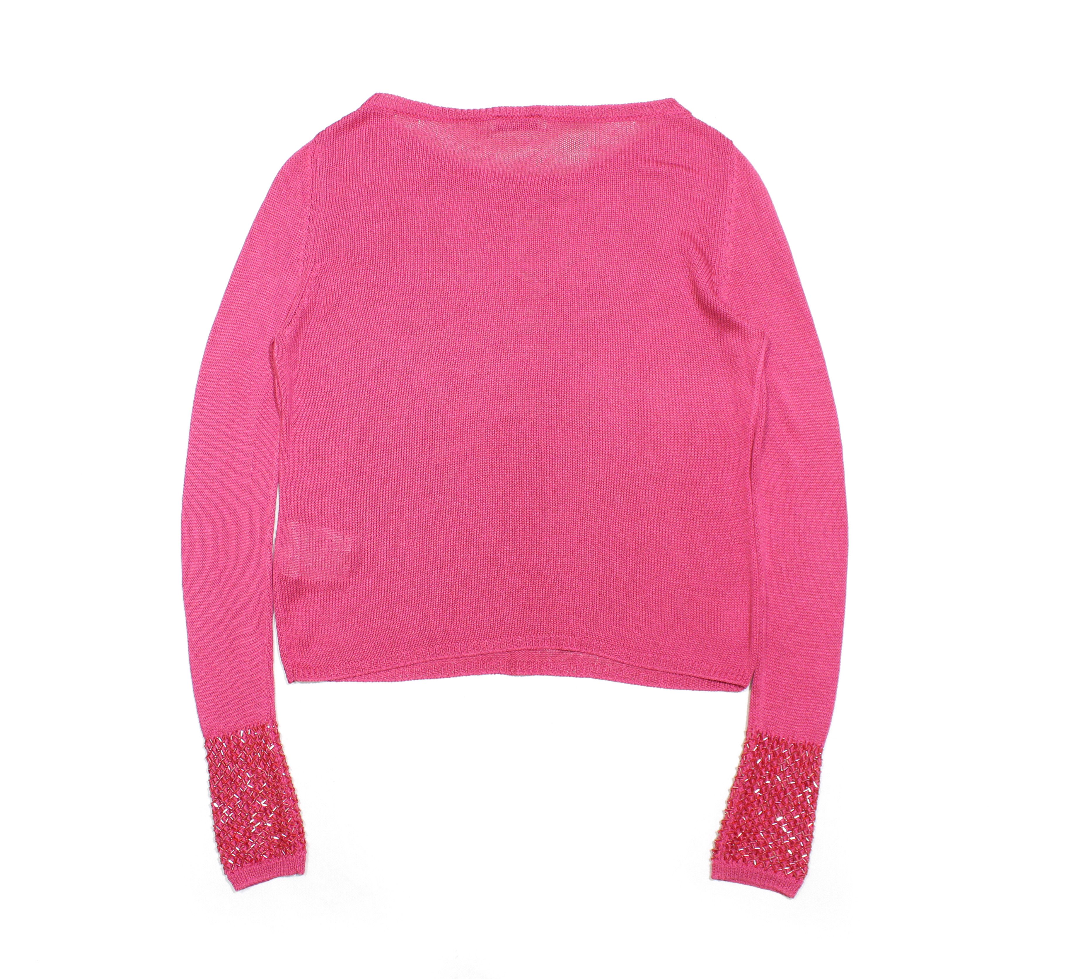 Jil Sander Raf Simons Era Silk Beads Knit Vintage Size XS / US 0-2 / IT 36-38 - 2 Thumbnail
