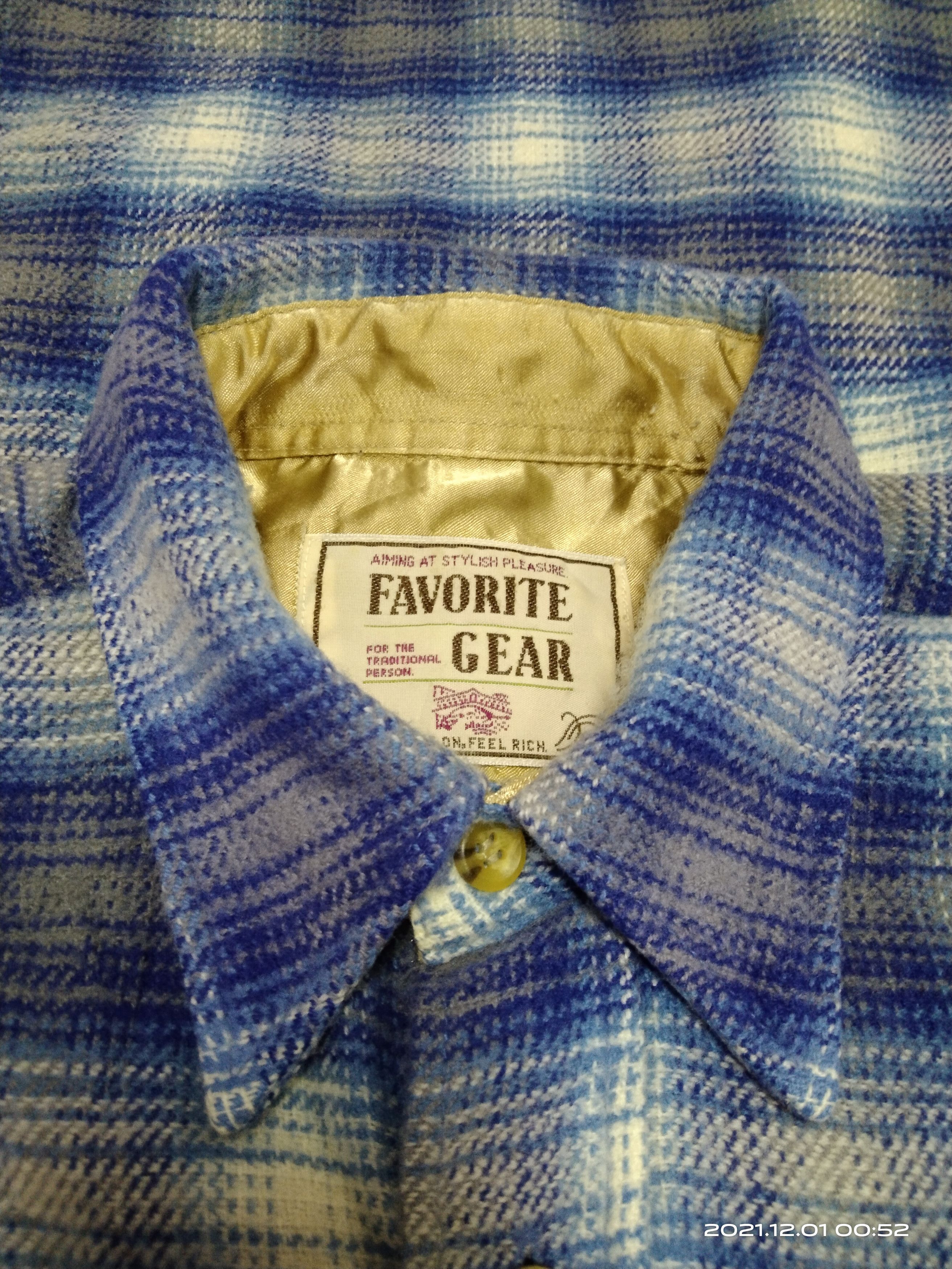 Flannel × Japanese Brand × Seditionaries DOWNINGS TARTAN FLANNEL WOOL BUTTON-UP Size US M / EU 48-50 / 2 - 7 Thumbnail