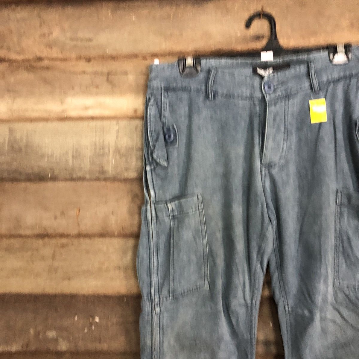 Japanese Brand Dubbrand faded Grey Multipocket Tactical Cargo Pants #3867 Size US 30 / EU 46 - 5 Thumbnail