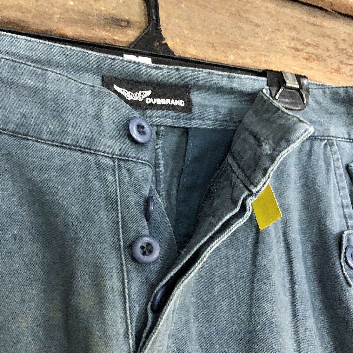 Japanese Brand Dubbrand faded Grey Multipocket Tactical Cargo Pants #3867 Size US 30 / EU 46 - 7 Thumbnail