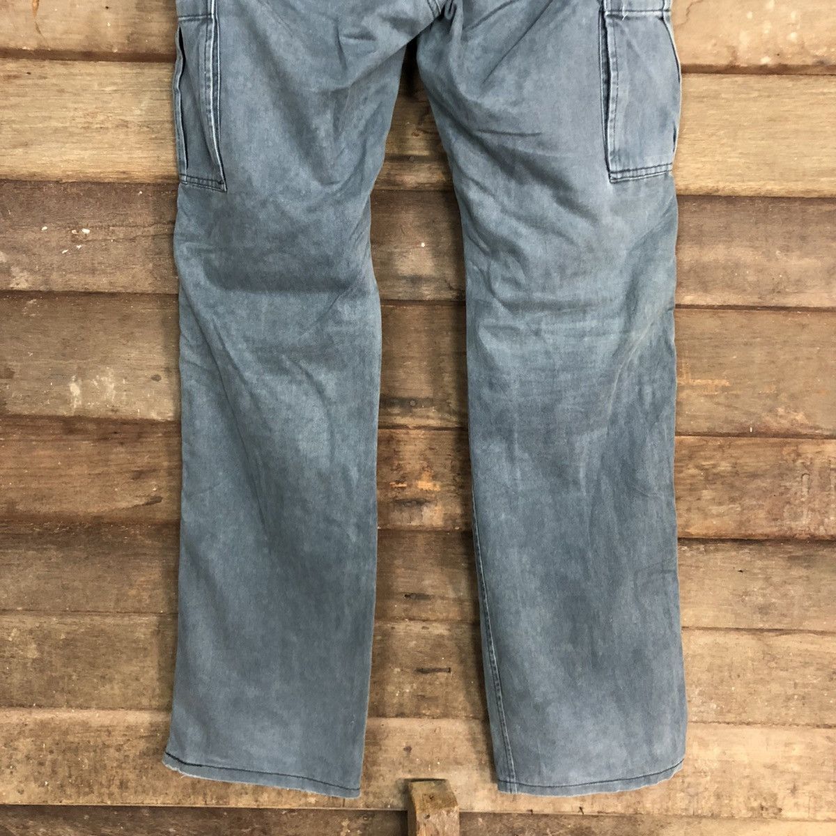 Japanese Brand Dubbrand faded Grey Multipocket Tactical Cargo Pants #3867 Size US 30 / EU 46 - 10 Thumbnail