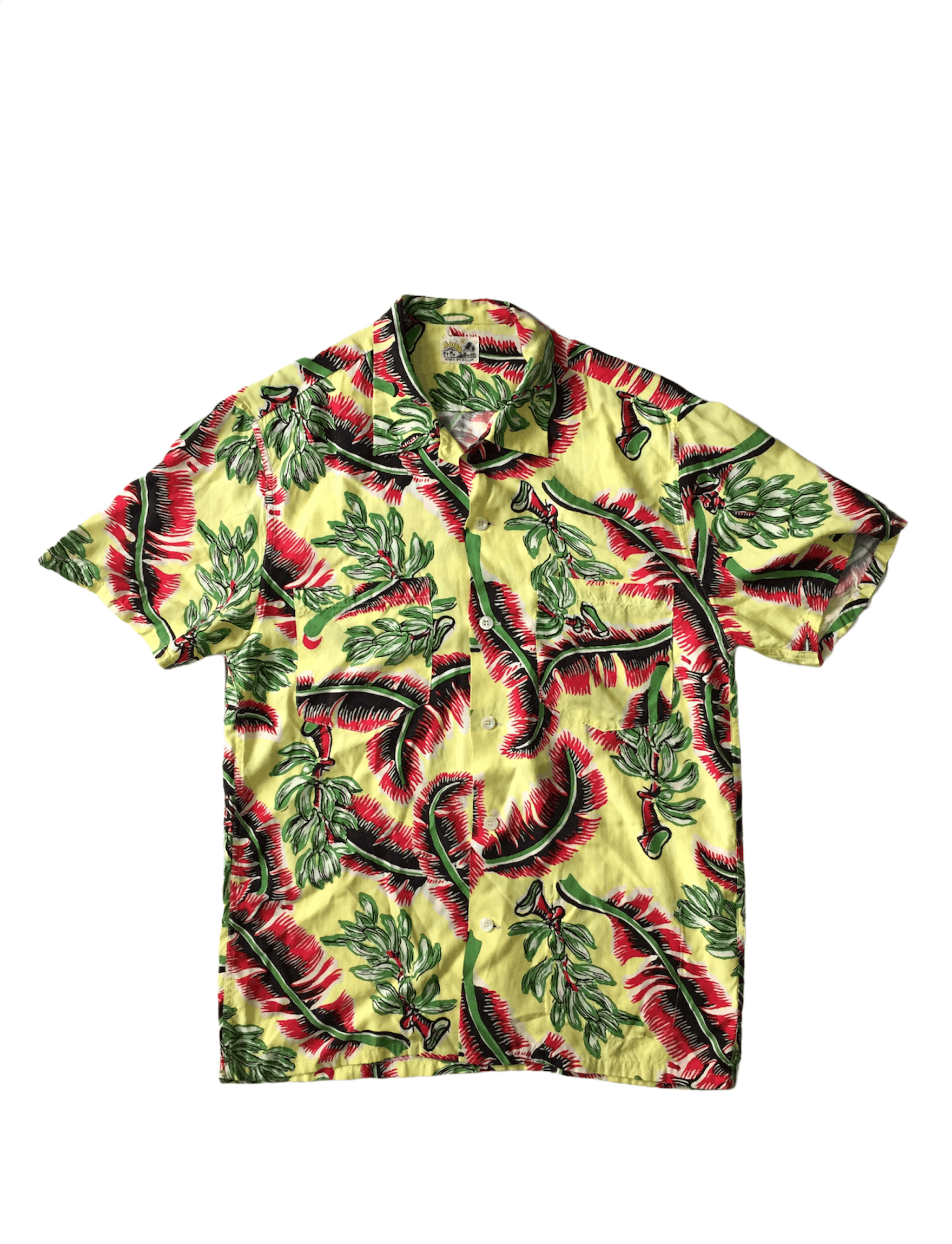 Blue Blue Japan × Orslow Vtg Blue Blue Japan aloha made by Seilin100% rayon shirt Size US S / EU 44-46 / 1 - 1 Thumbnail