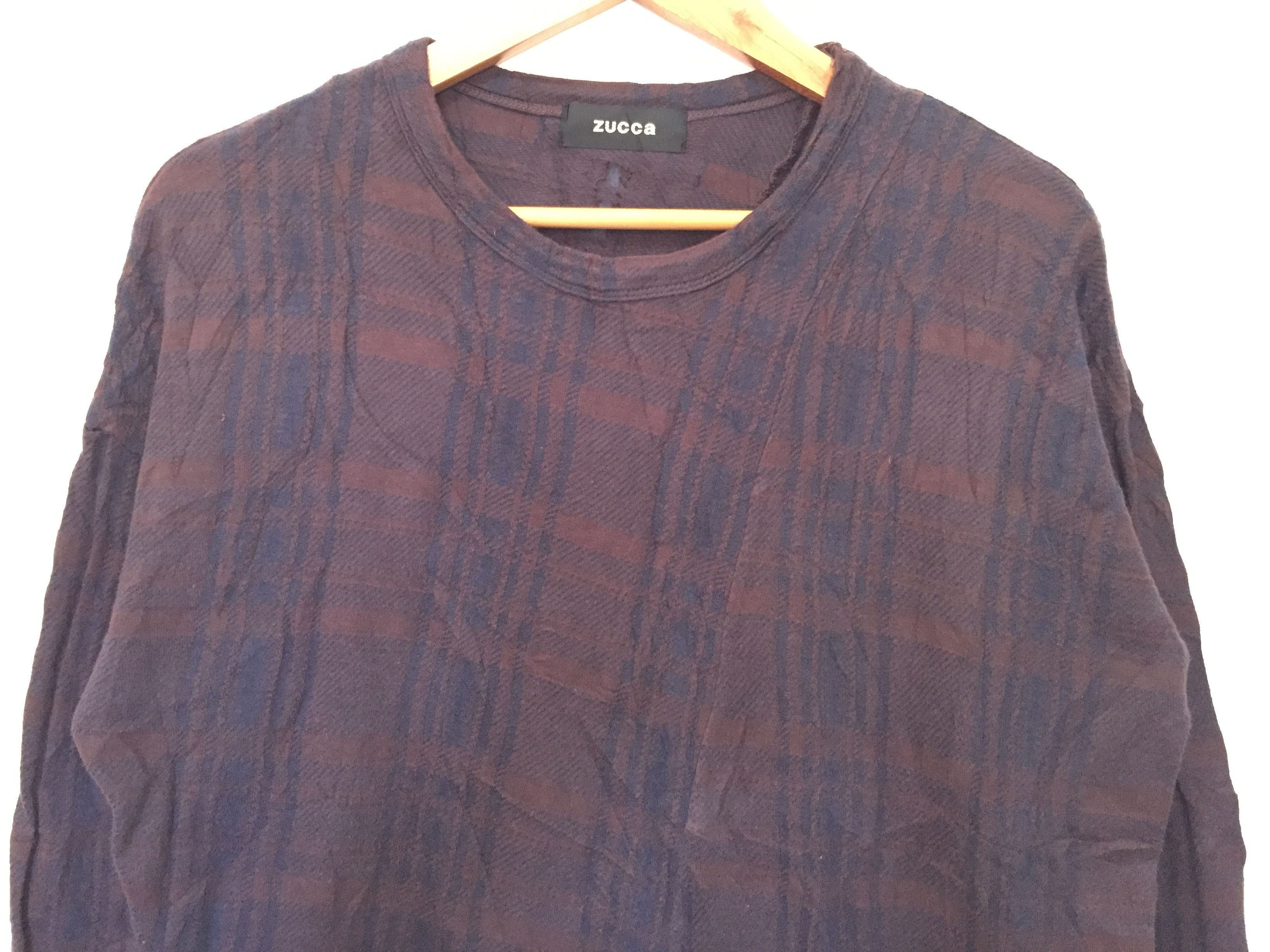 Zucca rayon navajo pattern asymmetrical split shirt Issey Miyake Size L / US 10 / IT 46 - 3 Thumbnail