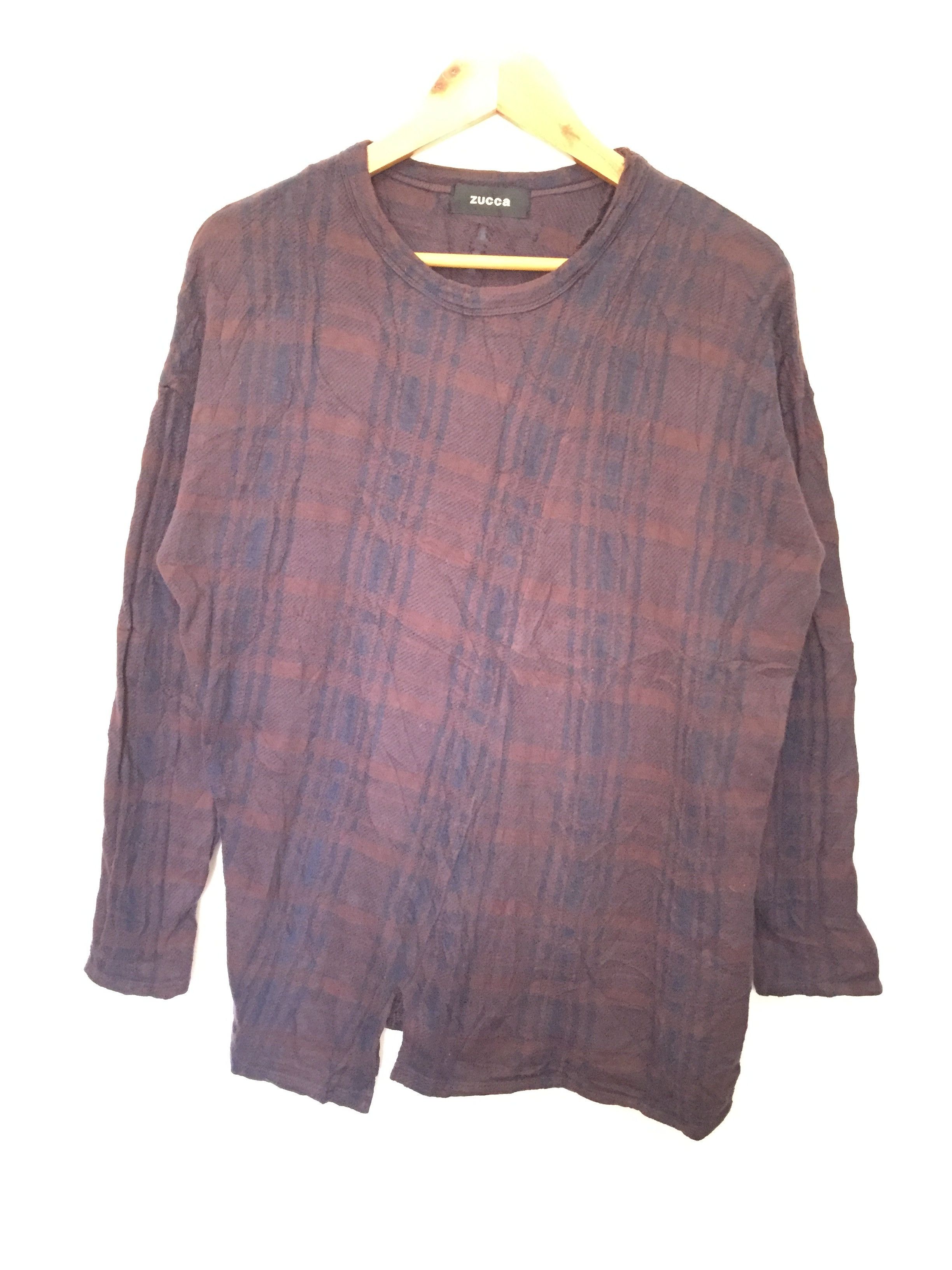 Zucca rayon navajo pattern asymmetrical split shirt Issey Miyake Size L / US 10 / IT 46 - 2 Thumbnail