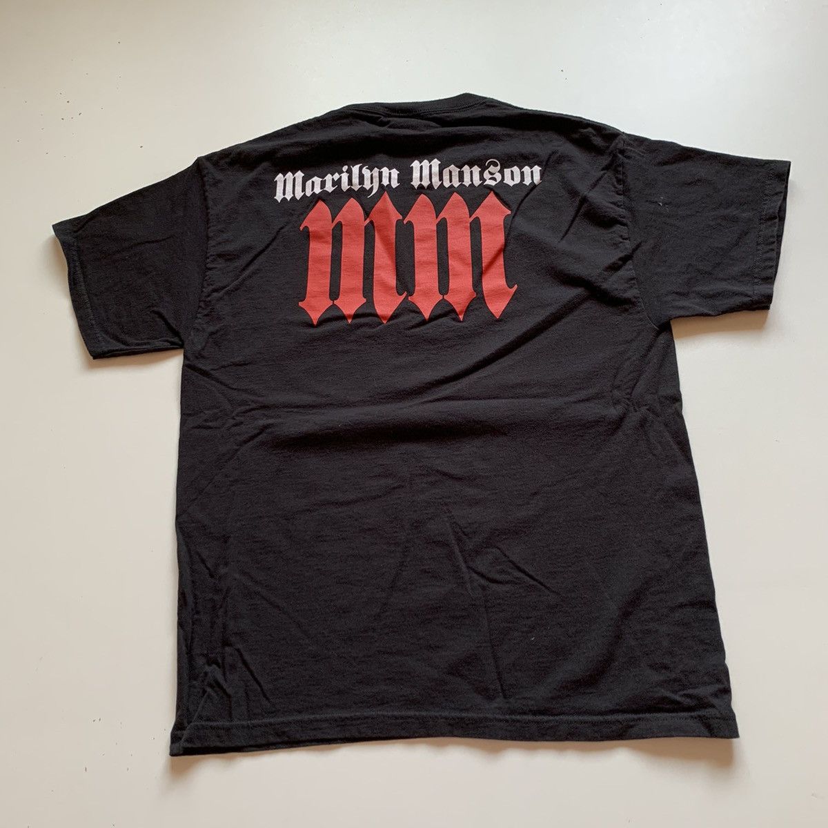 Band Tees Vintage 2004 Marilyn Manson Graphic Band T Shirt Medium Rare Size US M / EU 48-50 / 2 - 3 Thumbnail