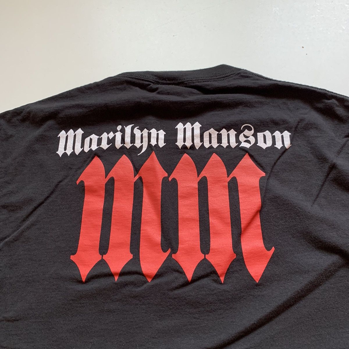 Band Tees Vintage 2004 Marilyn Manson Graphic Band T Shirt Medium Rare Size US M / EU 48-50 / 2 - 4 Thumbnail