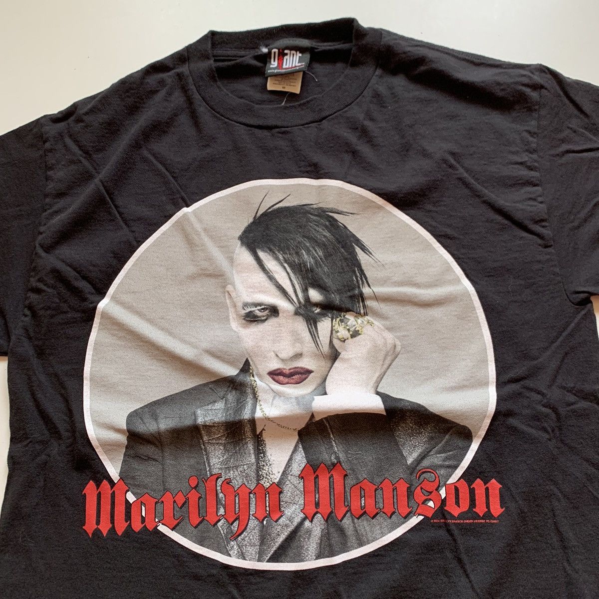 Band Tees Vintage 2004 Marilyn Manson Graphic Band T Shirt Medium Rare Size US M / EU 48-50 / 2 - 2 Thumbnail