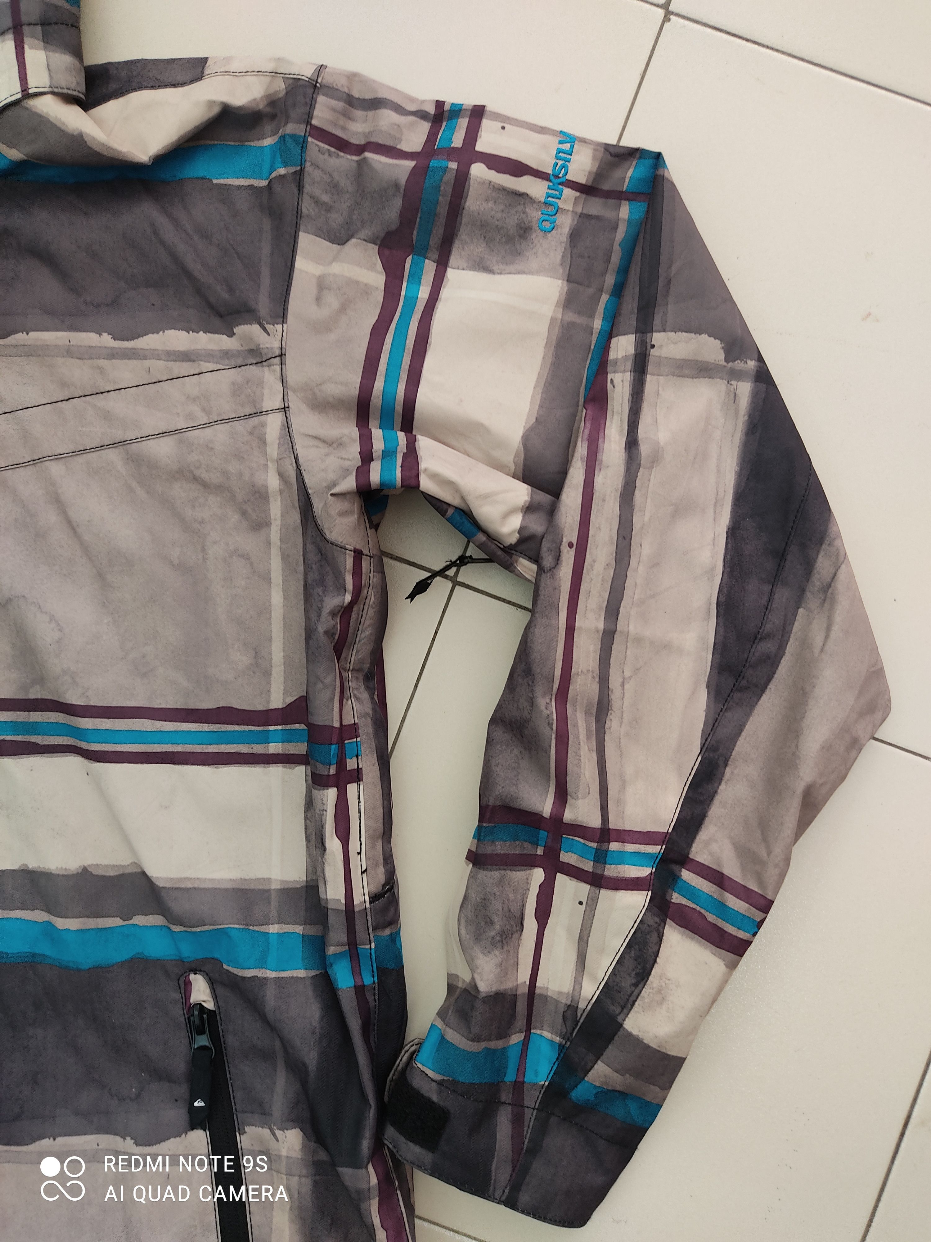 Quicksilver QuikSilver Checkered Utility Collection Hoodie Raincoat Size US XL / EU 56 / 4 - 6 Thumbnail