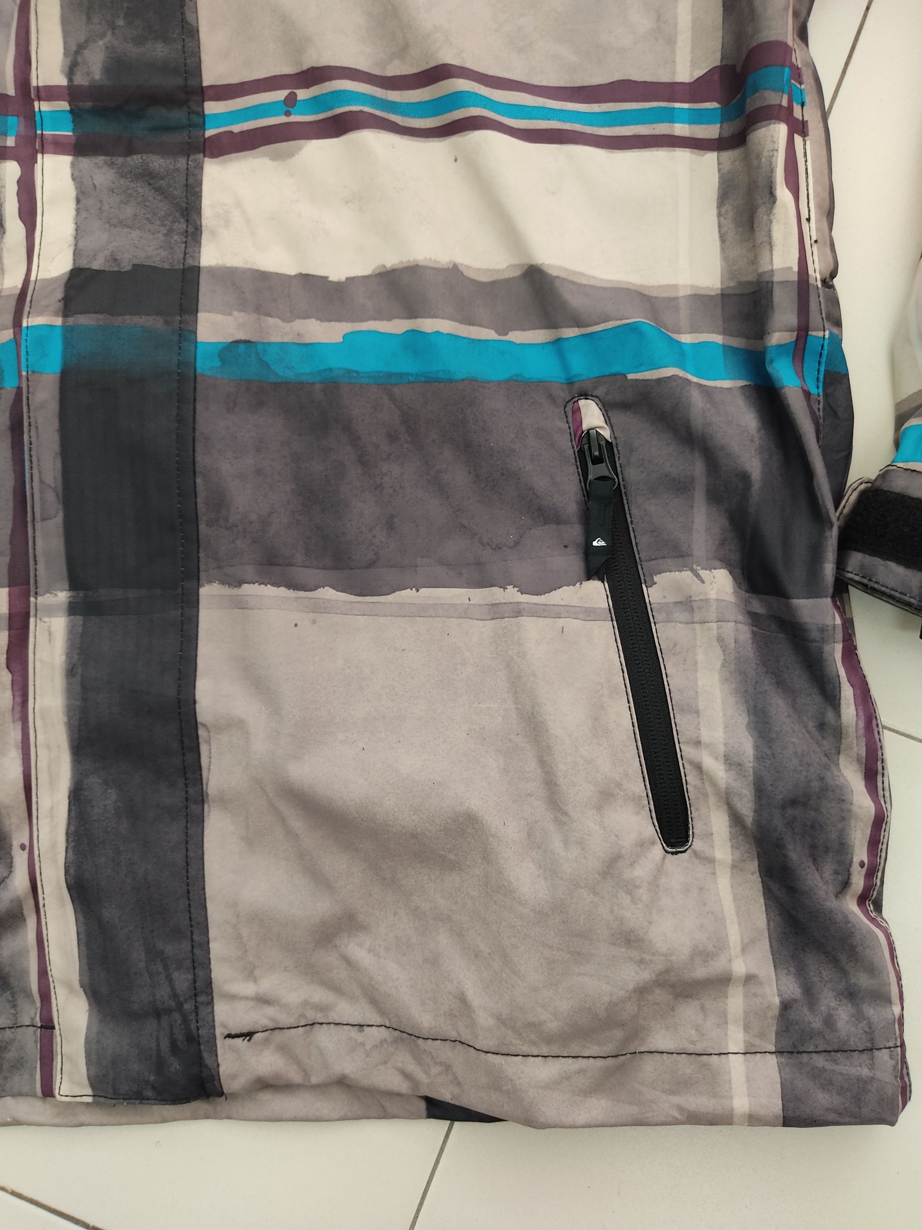 Quicksilver QuikSilver Checkered Utility Collection Hoodie Raincoat Size US XL / EU 56 / 4 - 10 Thumbnail