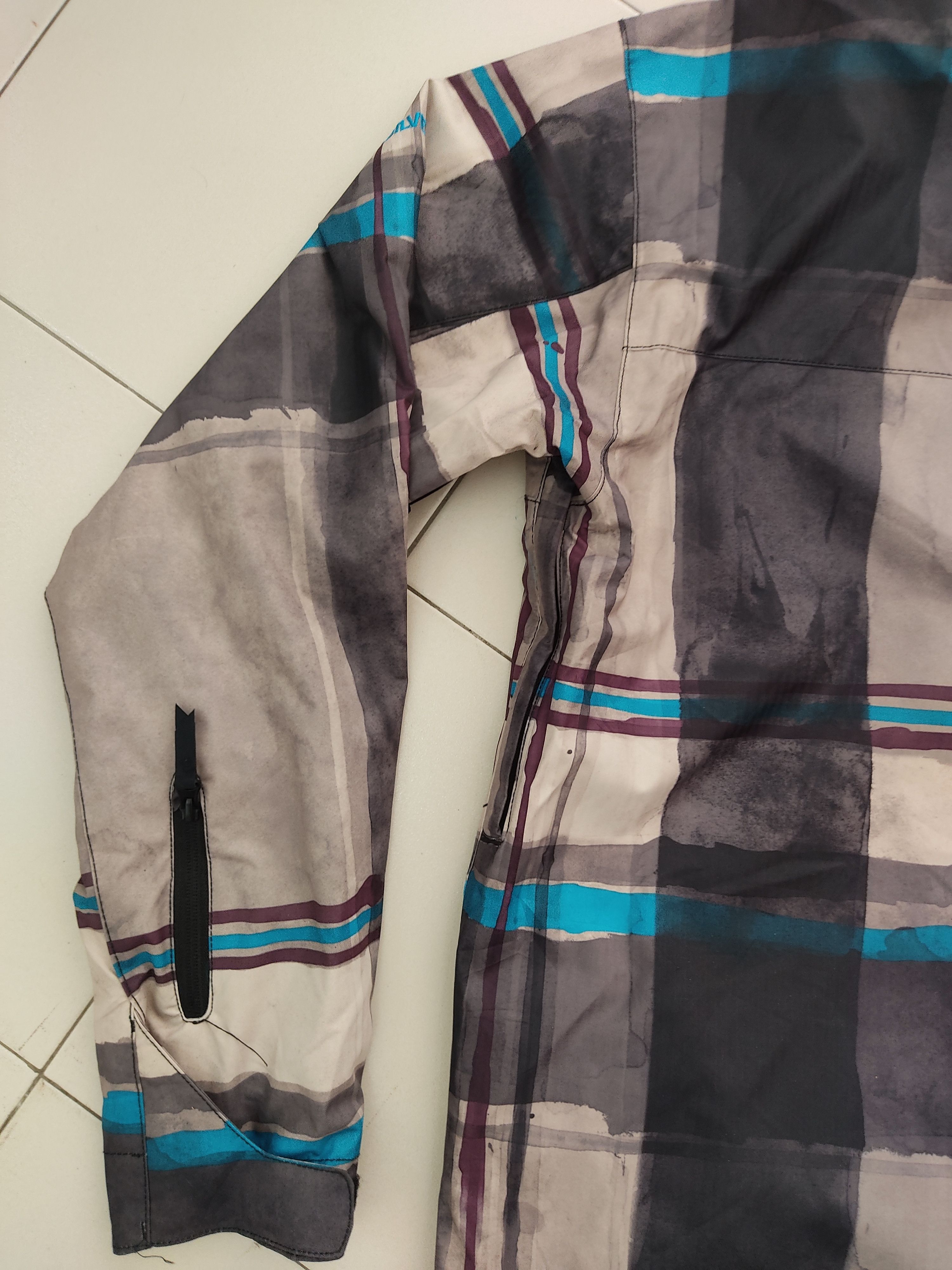 Quicksilver QuikSilver Checkered Utility Collection Hoodie Raincoat Size US XL / EU 56 / 4 - 18 Thumbnail