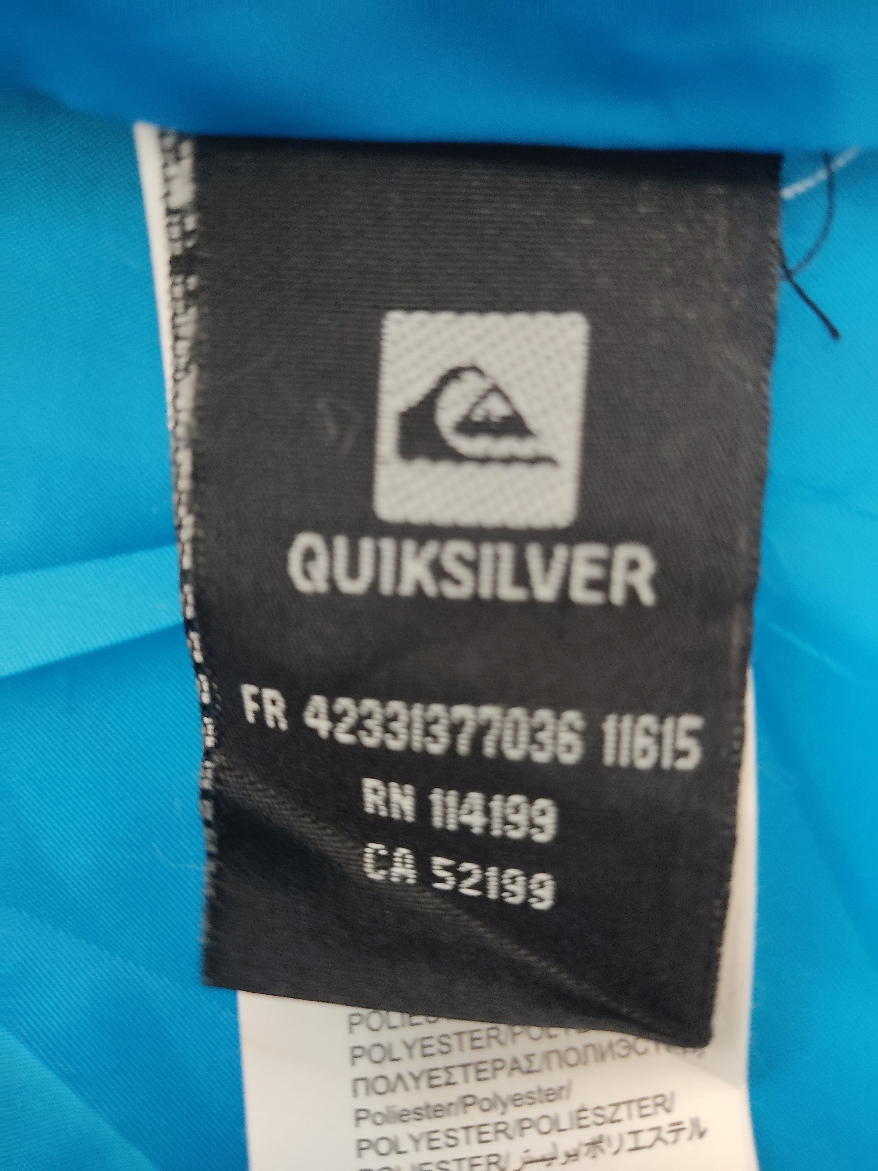 Quicksilver QuikSilver Checkered Utility Collection Hoodie Raincoat Size US XL / EU 56 / 4 - 12 Thumbnail