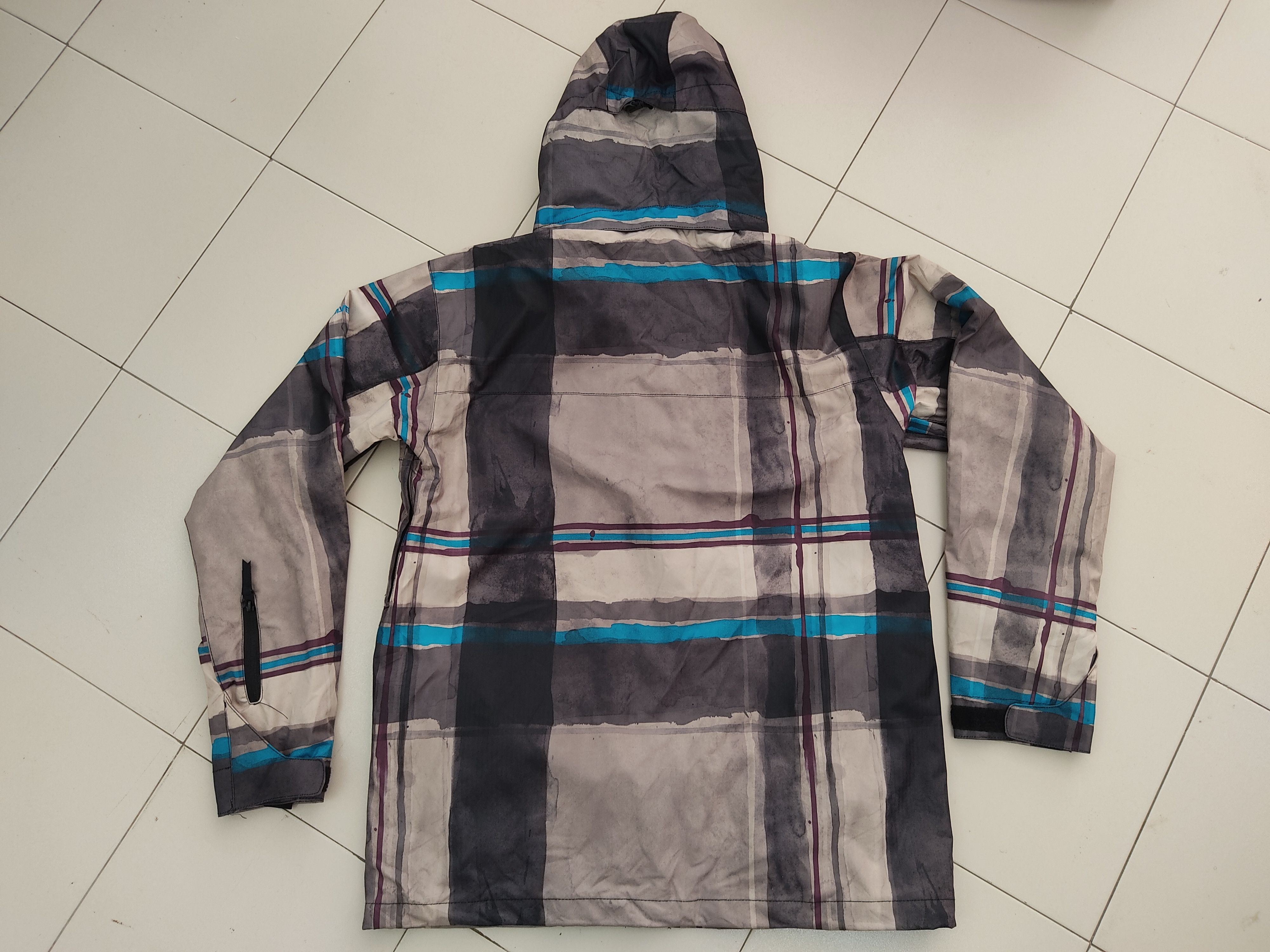 Quicksilver QuikSilver Checkered Utility Collection Hoodie Raincoat Size US XL / EU 56 / 4 - 17 Thumbnail