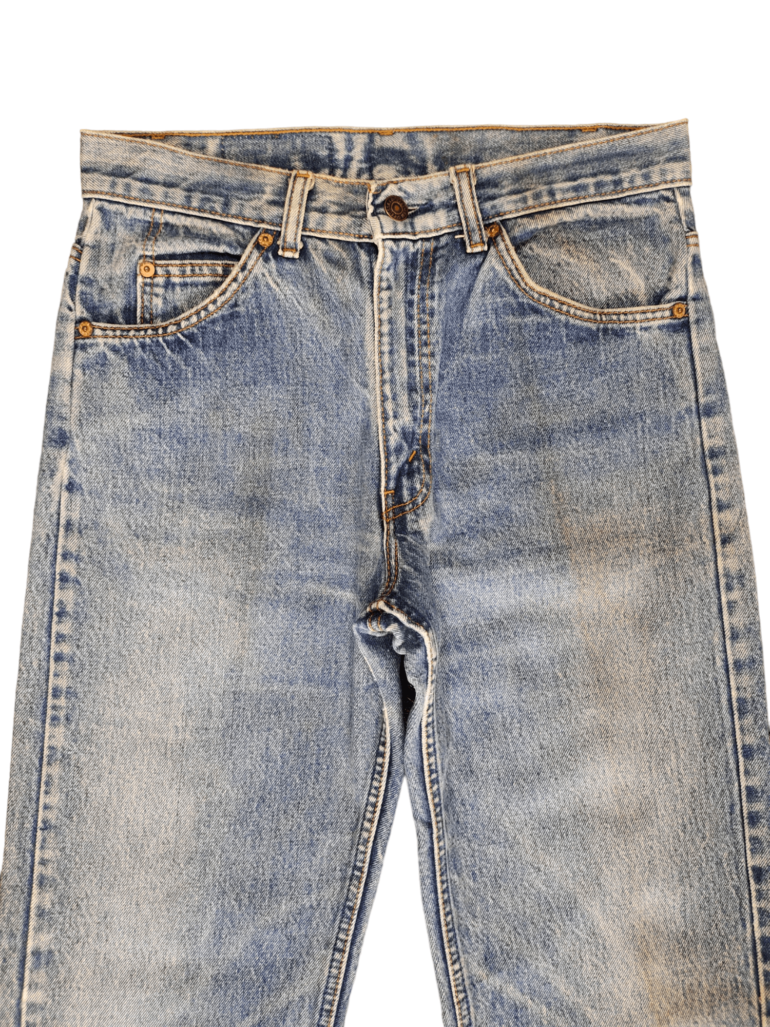 Levi's Vintage Levis 505 Orange Tag Stone Wash Jeans Streetwear Size US 30 / EU 46 - 12 Thumbnail