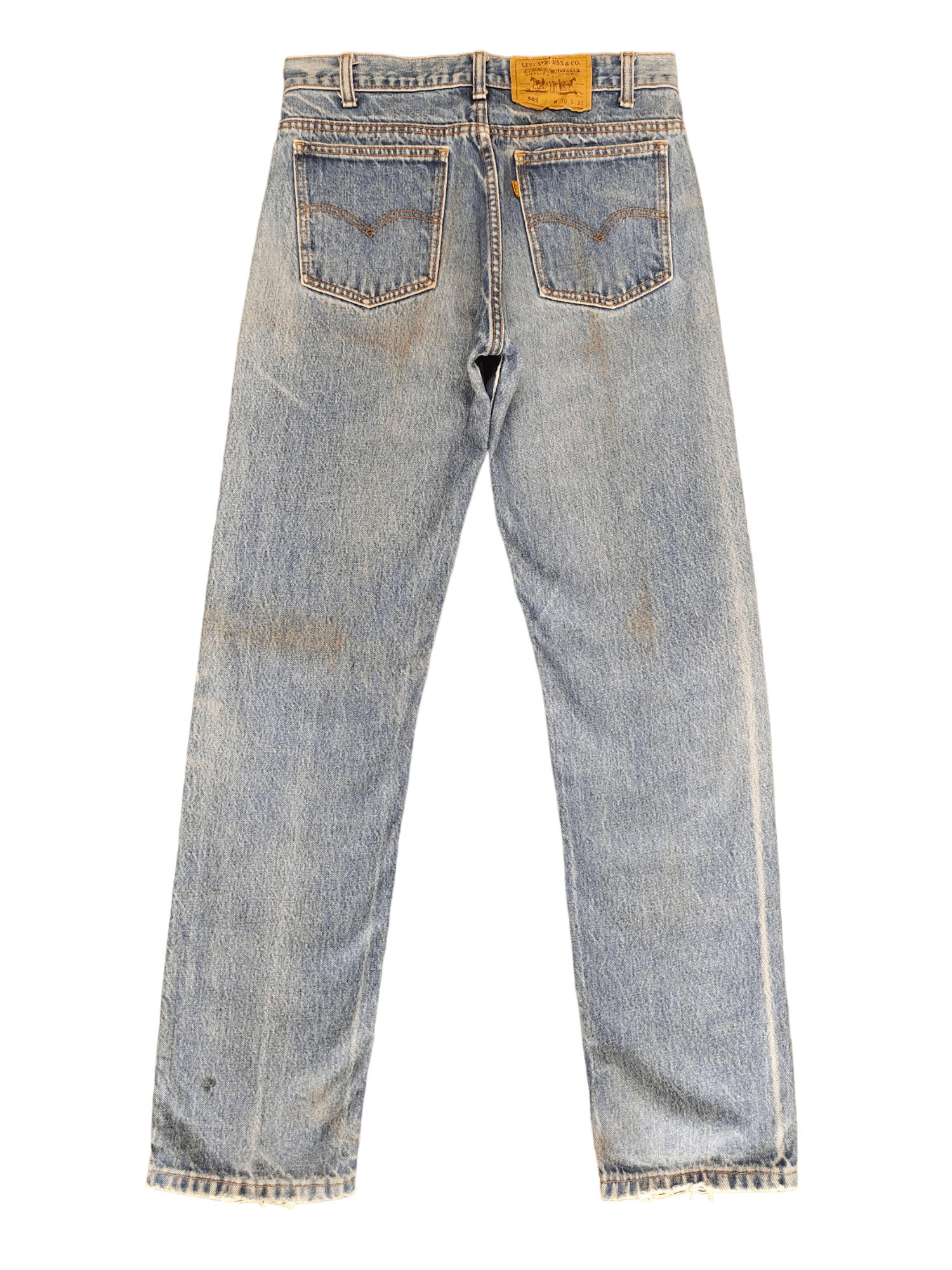 Levi's Vintage Levis 505 Orange Tag Stone Wash Jeans Streetwear Size US 30 / EU 46 - 1 Thumbnail