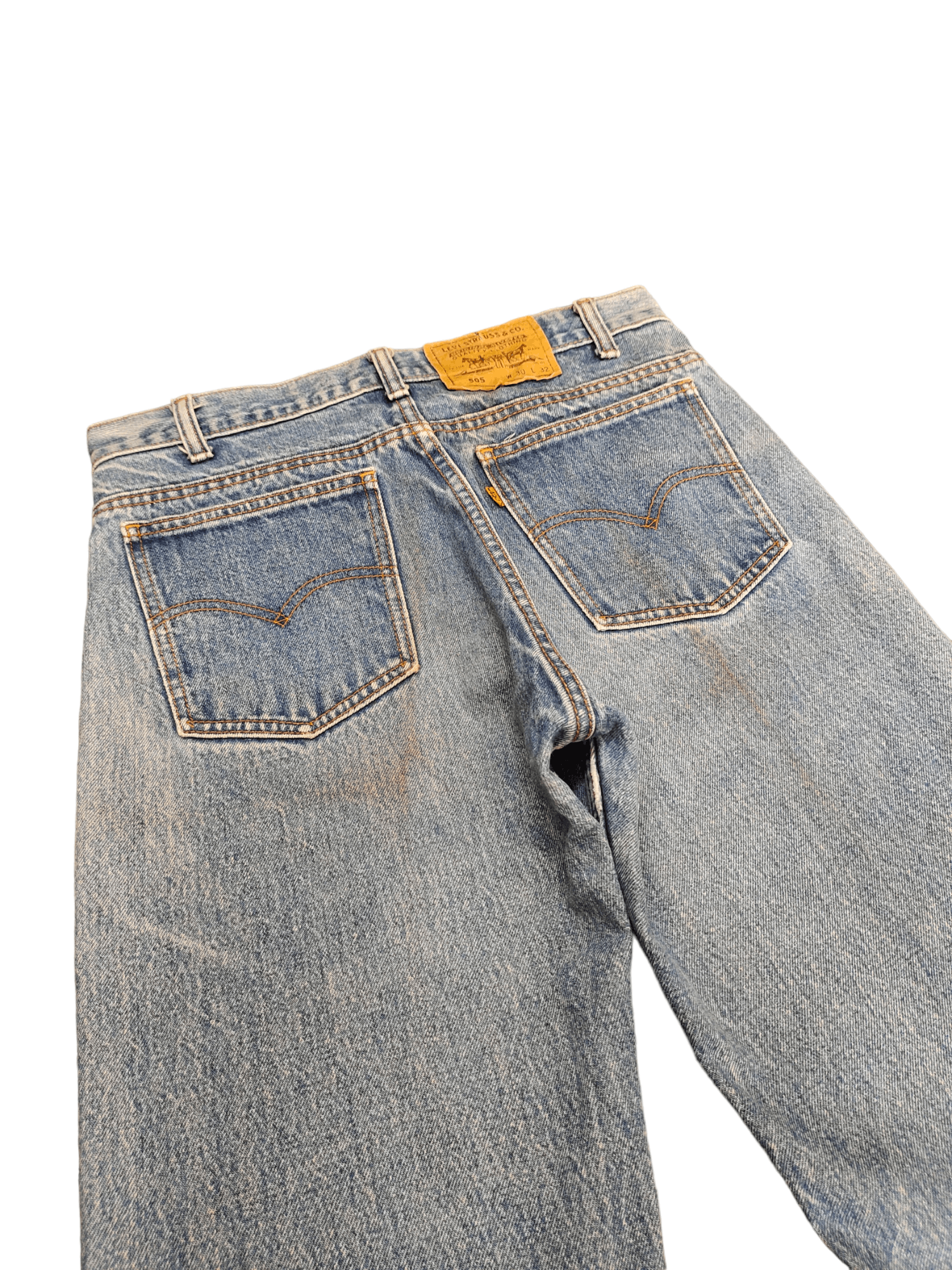 Levi's Vintage Levis 505 Orange Tag Stone Wash Jeans Streetwear Size US 30 / EU 46 - 3 Thumbnail