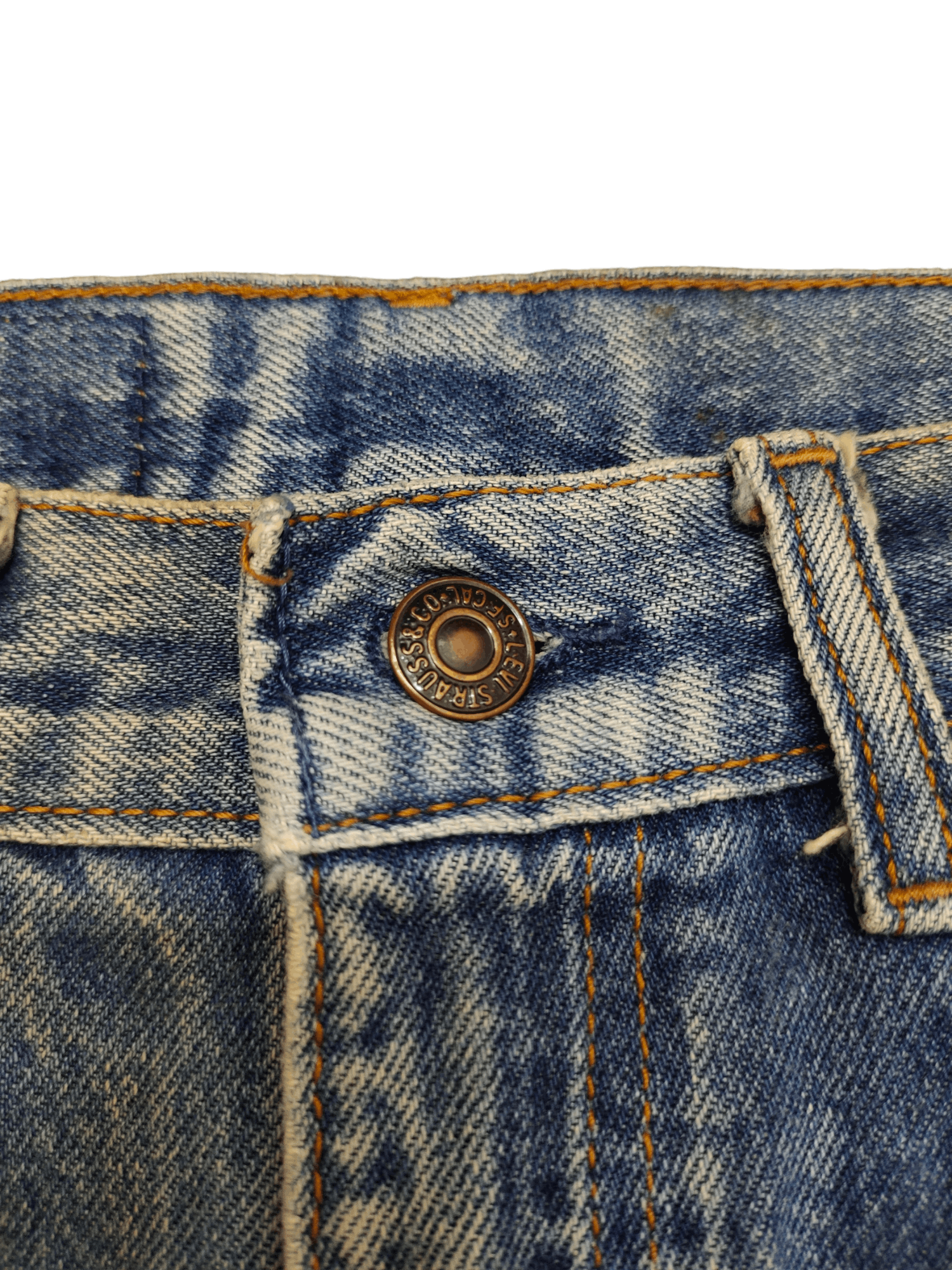 Levi's Vintage Levis 505 Orange Tag Stone Wash Jeans Streetwear Size US 30 / EU 46 - 19 Thumbnail