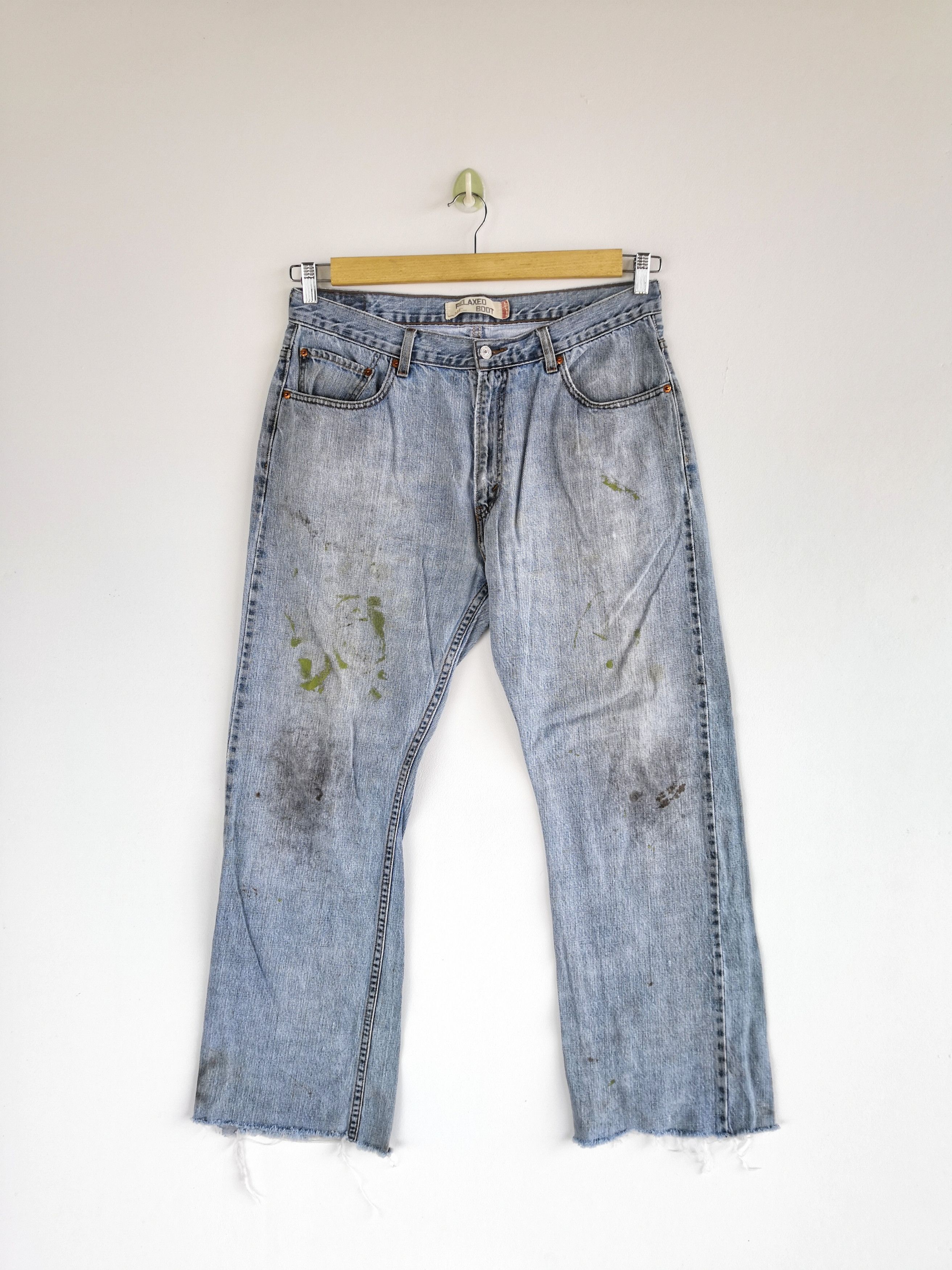 Levi's Vintage Levis Sun Faded Jeans Levi's 557 Dirty Cutoff Denim Size US 34 / EU 50 - 1 Thumbnail
