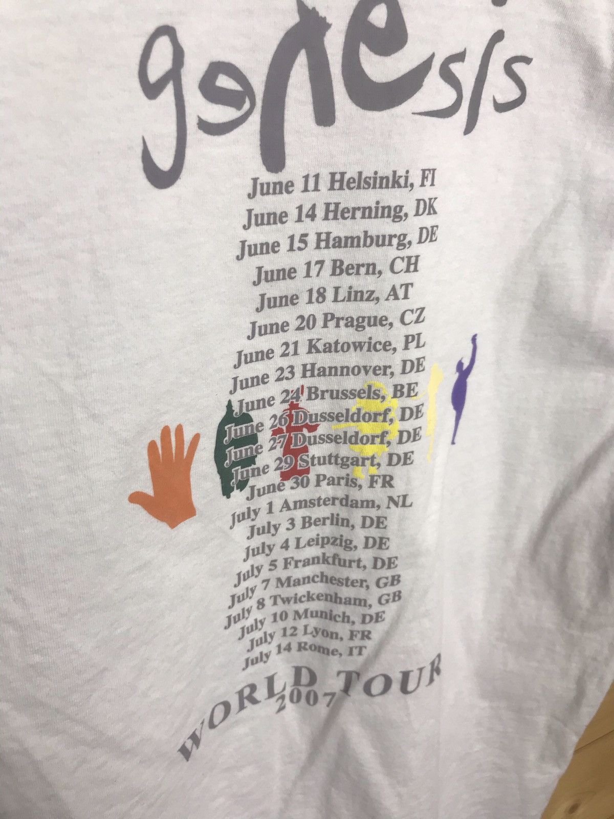 Band Tees Genesis 2007 tour t-shirt Size US M / EU 48-50 / 2 - 9 Thumbnail