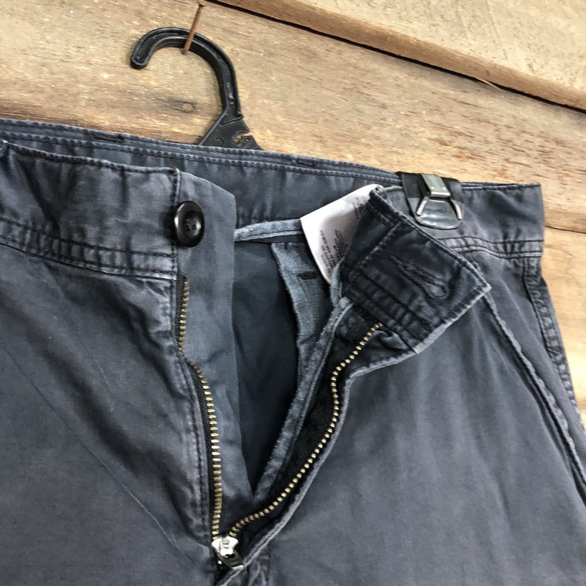 Japanese Brand Uniqlo Dark Blue Multipocket Cargo Pants #c996 Size US 30 / EU 46 - 7 Thumbnail