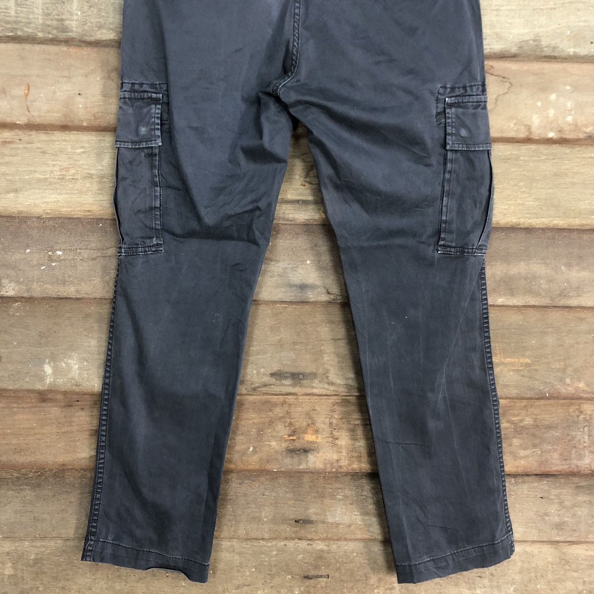 Japanese Brand Uniqlo Dark Blue Multipocket Cargo Pants #c996 Size US 30 / EU 46 - 10 Thumbnail