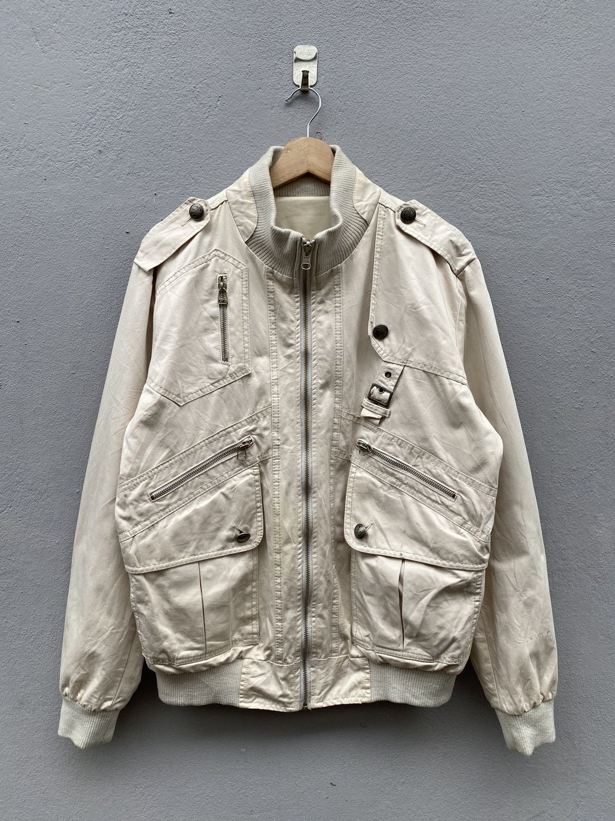 Japanese Brand japanese brand multipockets/utility reversible bomber jacket Size US L / EU 52-54 / 3 - 1 Thumbnail