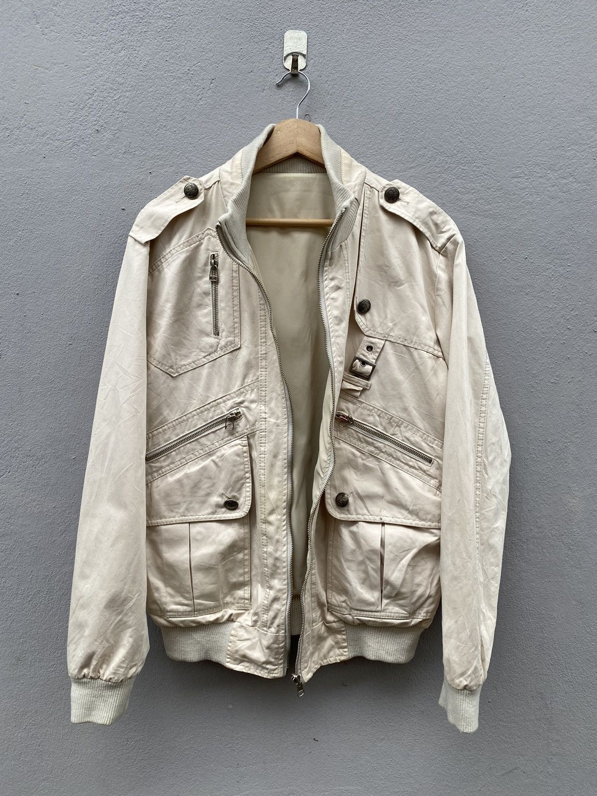 Japanese Brand japanese brand multipockets/utility reversible bomber jacket Size US L / EU 52-54 / 3 - 3 Thumbnail