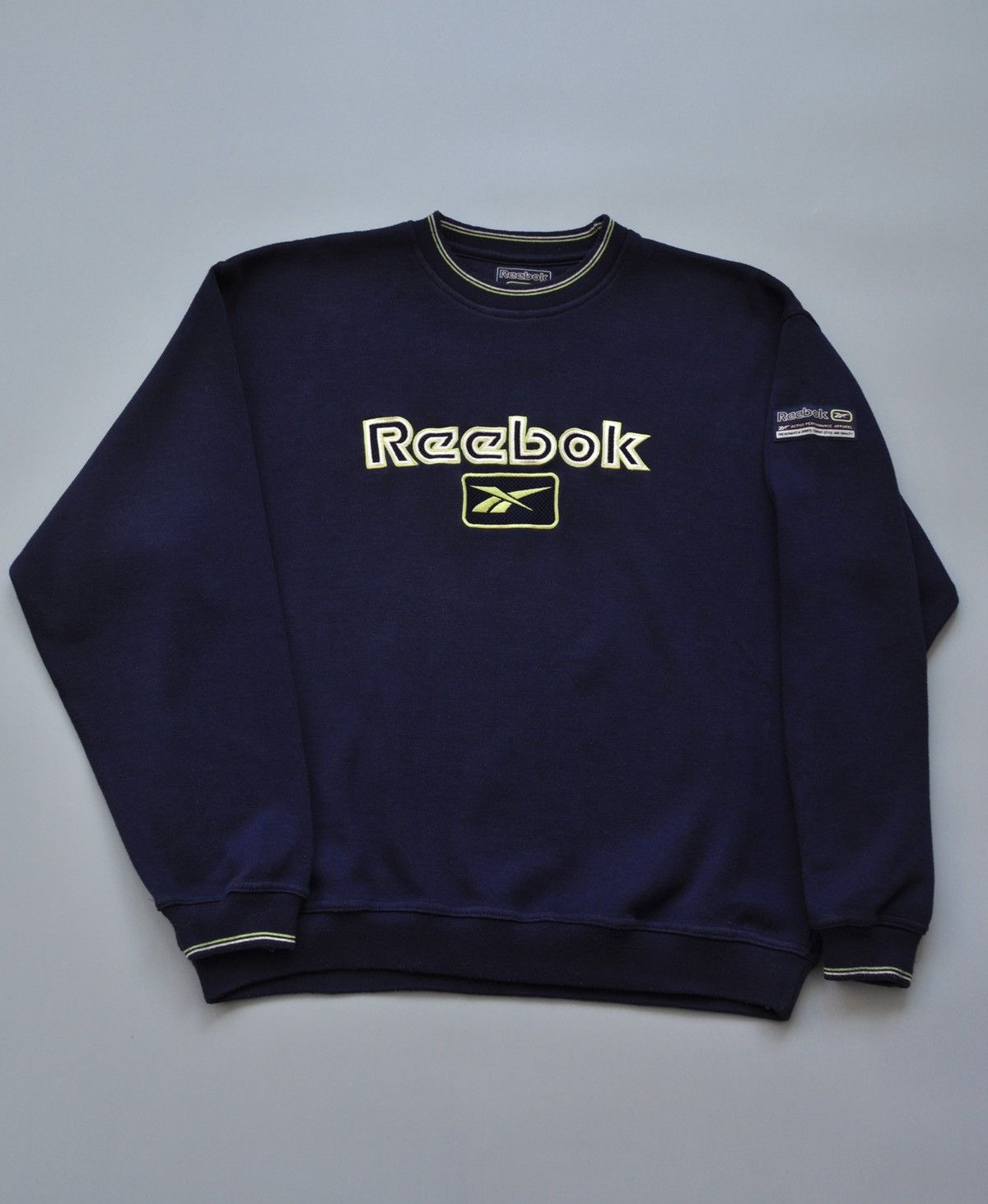 Reebok × Vintage Reebok Vintage Sweatshirt Crewneck big embroidered logo Size US M / EU 48-50 / 2 - 1 Thumbnail