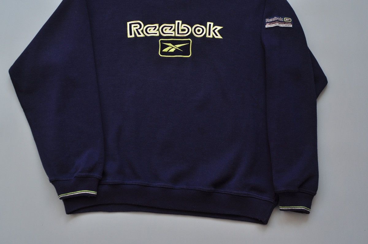 Reebok × Vintage Reebok Vintage Sweatshirt Crewneck big embroidered logo Size US M / EU 48-50 / 2 - 8 Thumbnail