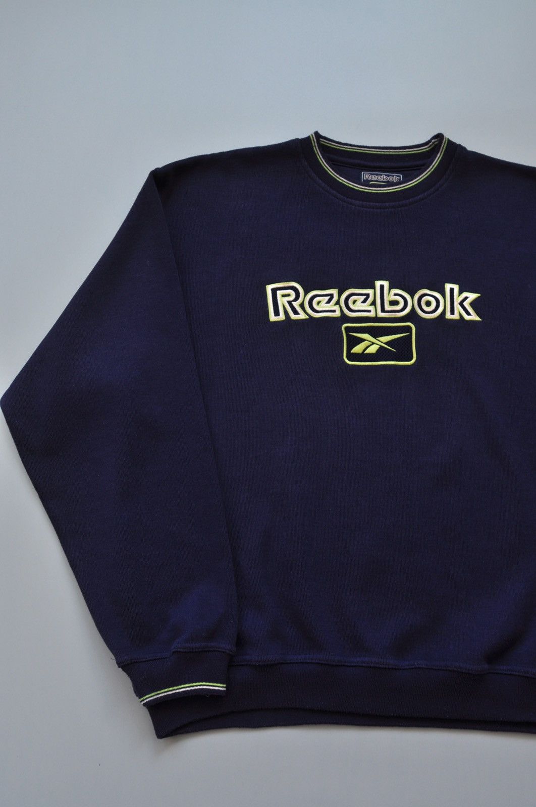 Reebok × Vintage Reebok Vintage Sweatshirt Crewneck big embroidered logo Size US M / EU 48-50 / 2 - 2 Thumbnail
