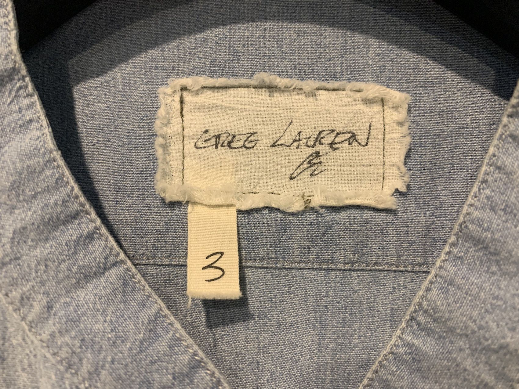 Greg Lauren SS'19 Shirt Studio Size US L / EU 52-54 / 3 - 3 Thumbnail