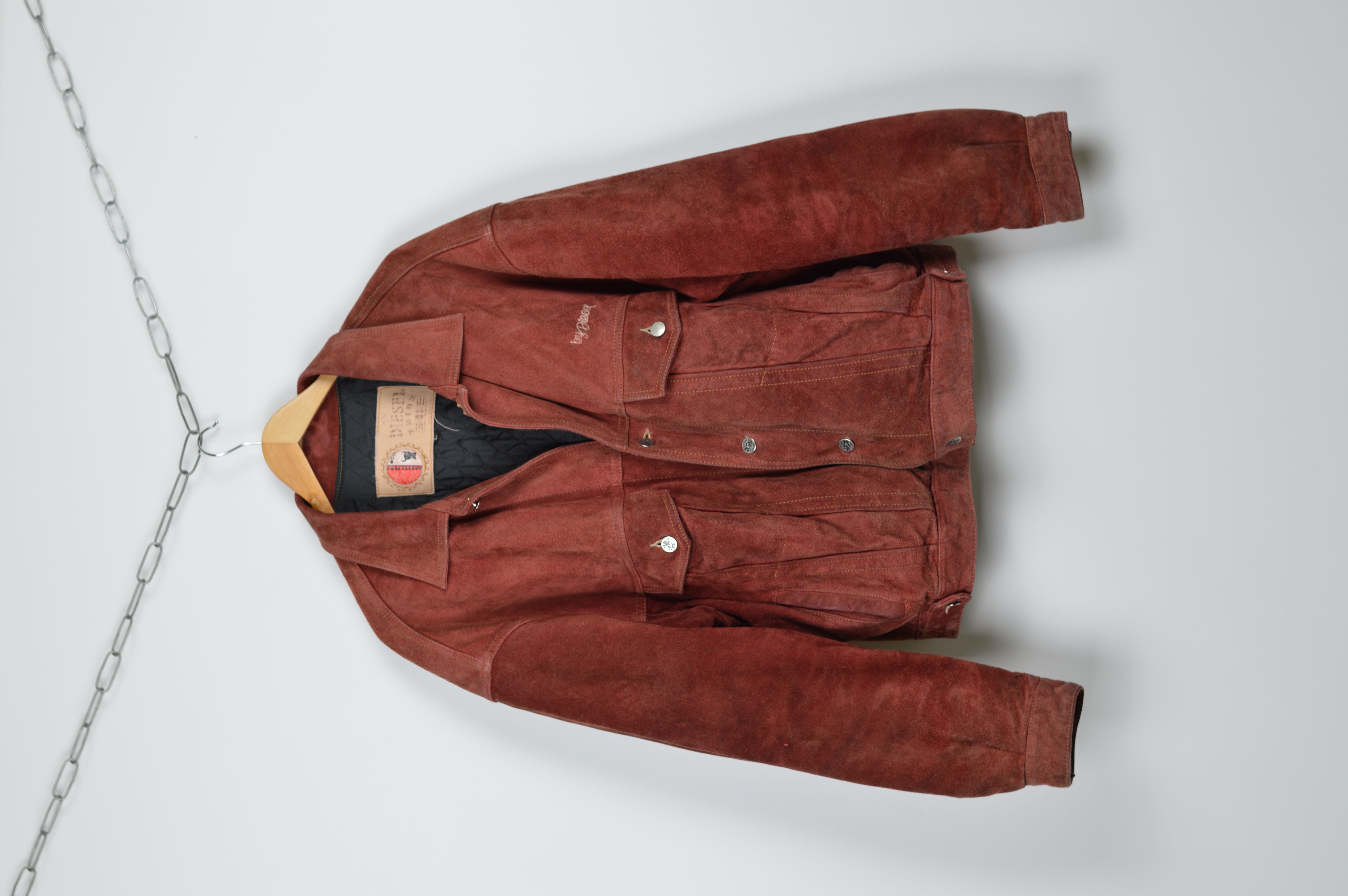 image of Diesel Tribe Leather Jacket in Idk, Men's (Size Large)