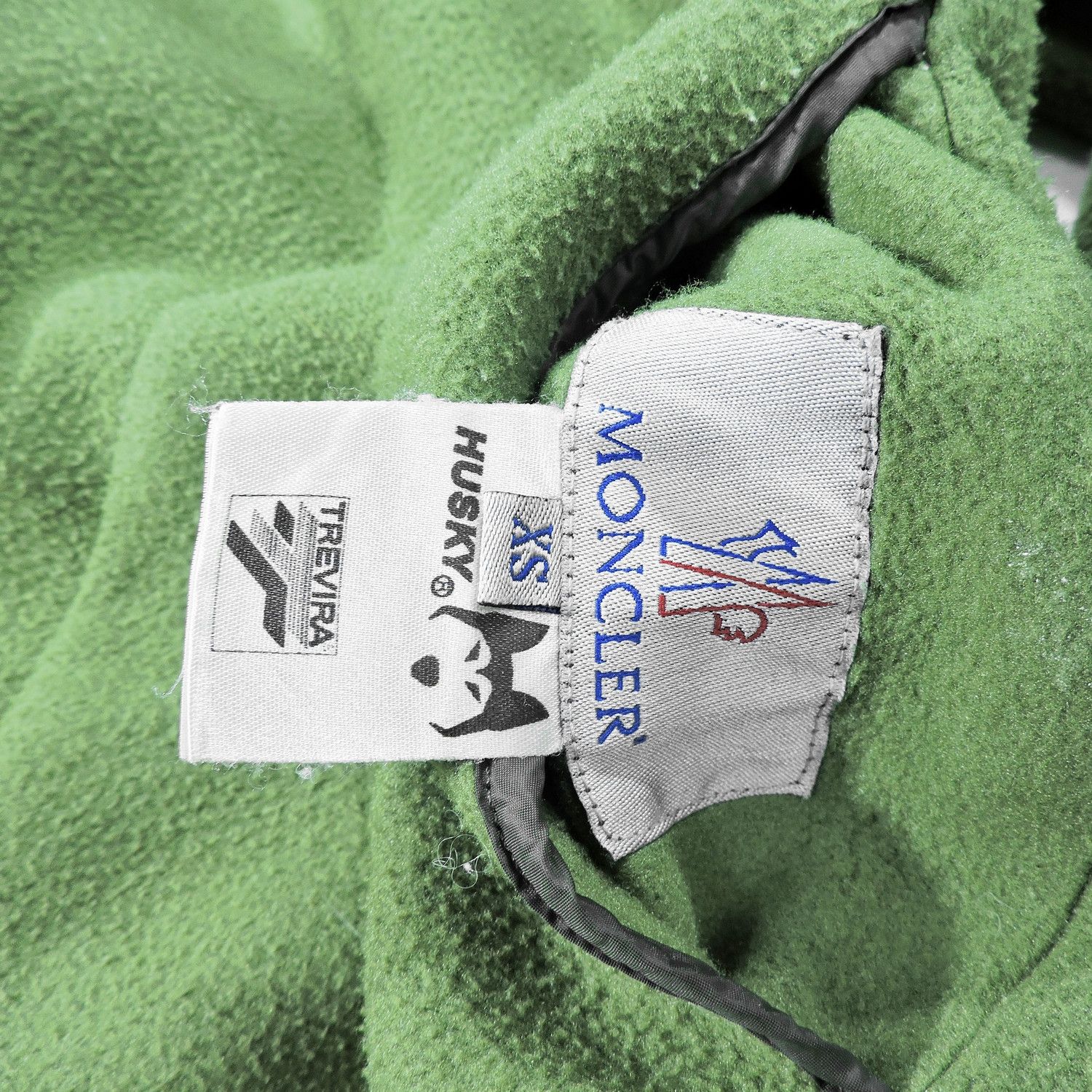 Moncler 90’S MONCLER HUSKY REVERSIBLE GREEN FLEECE JACKET Size US XS / EU 42 / 0 - 5 Thumbnail