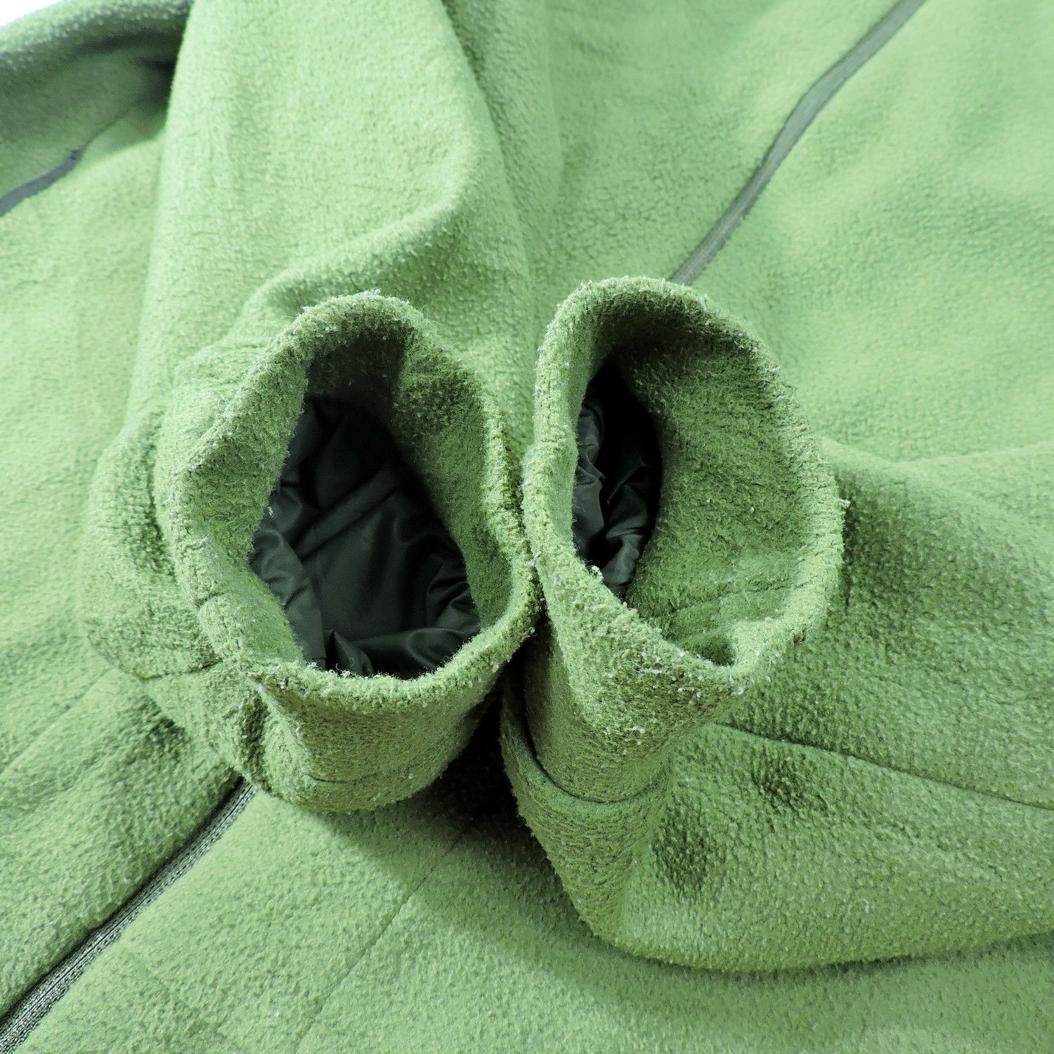 Moncler 90’S MONCLER HUSKY REVERSIBLE GREEN FLEECE JACKET Size US XS / EU 42 / 0 - 13 Thumbnail