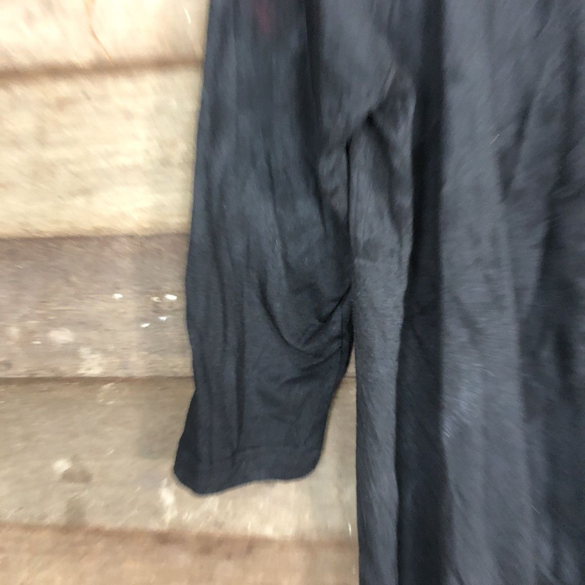 Japanese Brand Defective Struct faded Black punk cardigan Knitwear #3889 Size US M / EU 48-50 / 2 - 6 Thumbnail