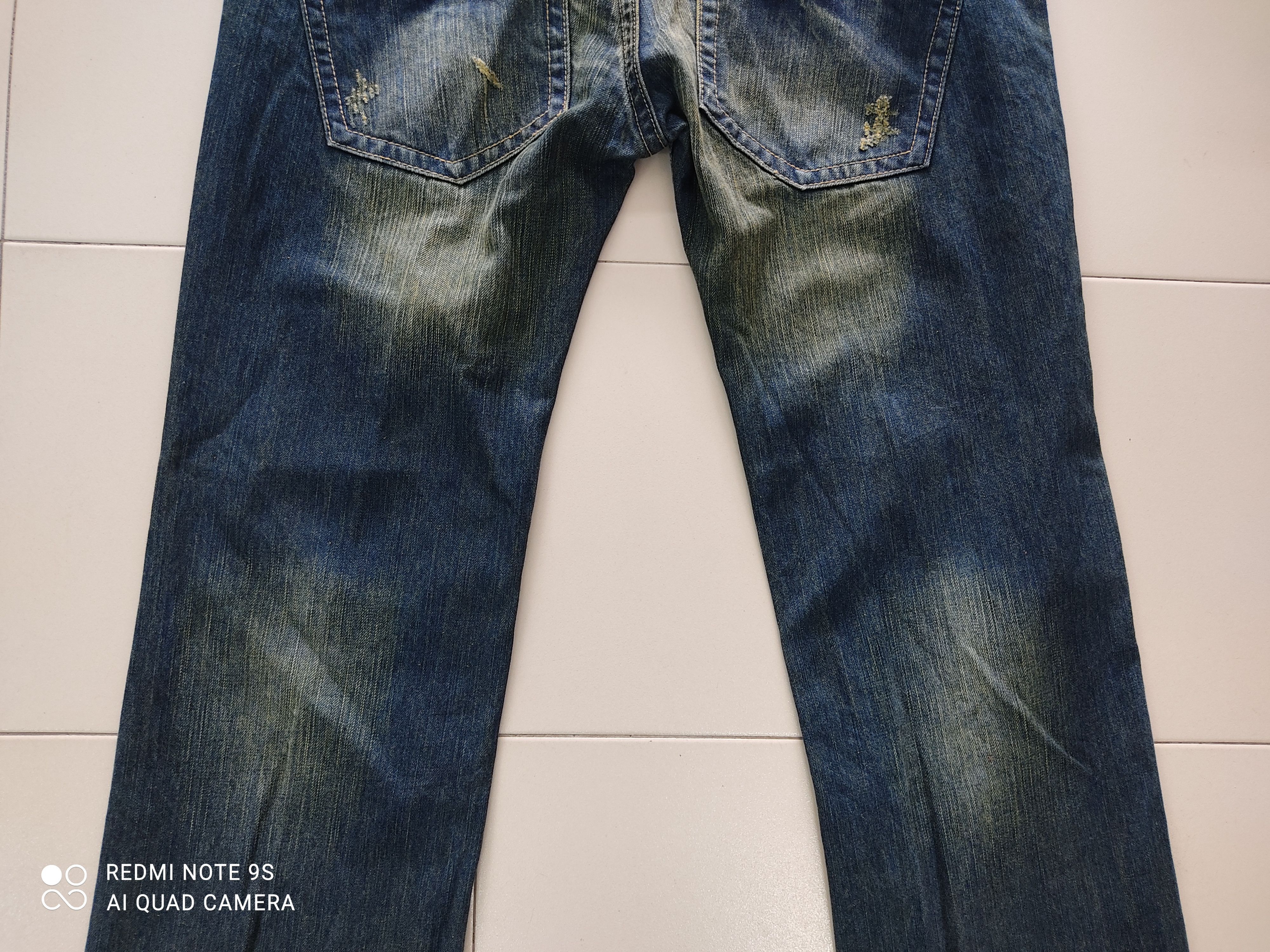 Japanese Brand Classical Elf SKULL Big Logo Jeans Size US 35 - 10 Thumbnail