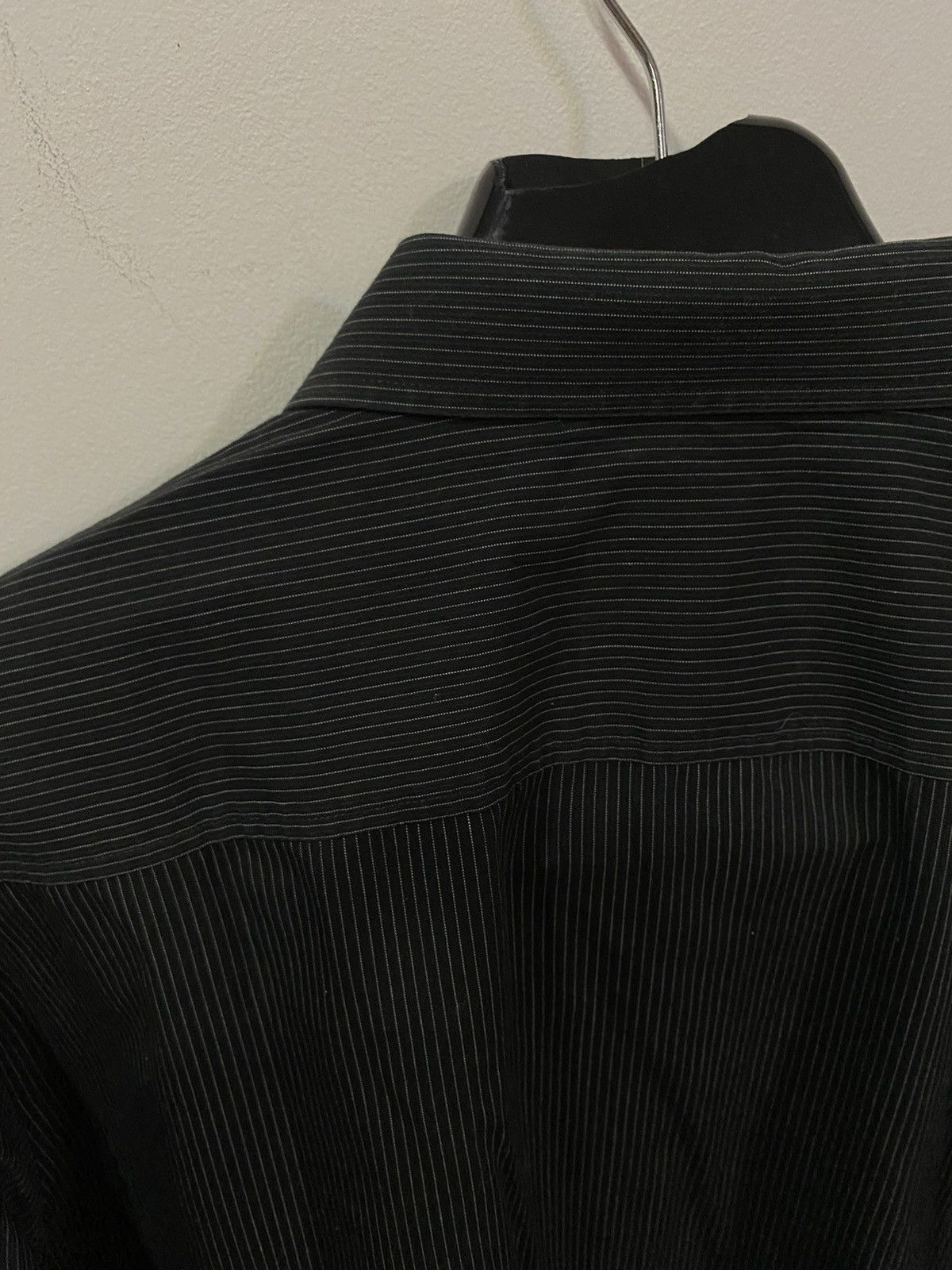 Yves Saint Laurent Black YSL Shirt Cotton Logo Yves Saint Laurent Shirt Size US S / EU 44-46 / 1 - 13 Thumbnail