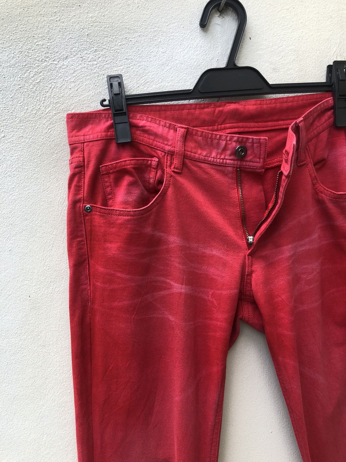 Neil Barrett Neil Barrett Black Barrett Made in Japan Red Pant Size US 31 - 9 Thumbnail