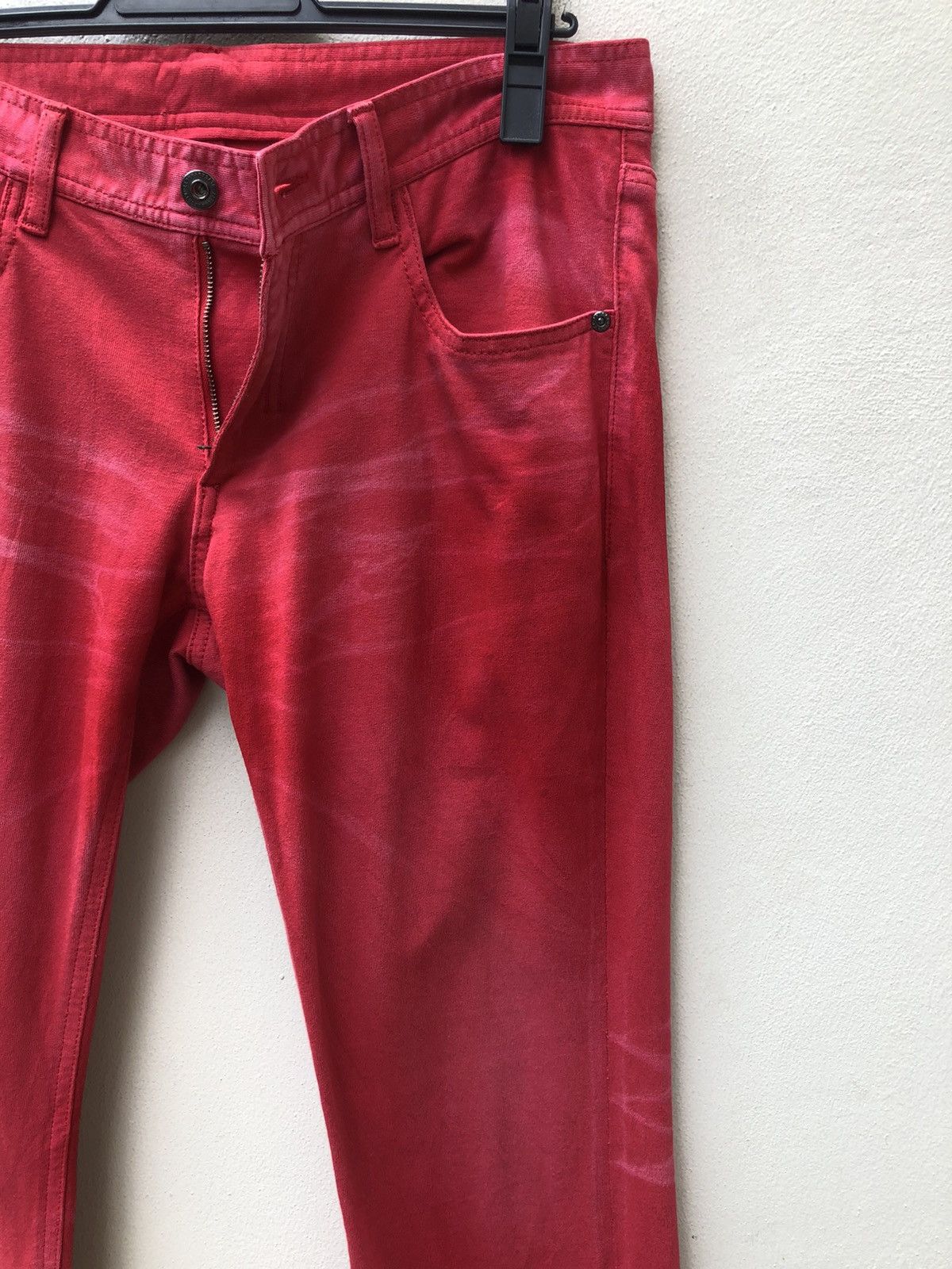 Neil Barrett Neil Barrett Black Barrett Made in Japan Red Pant Size US 31 - 12 Thumbnail
