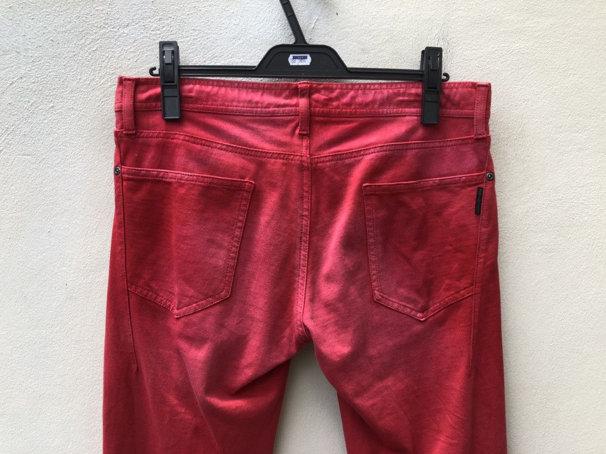 Neil Barrett Neil Barrett Black Barrett Made in Japan Red Pant Size US 31 - 15 Thumbnail