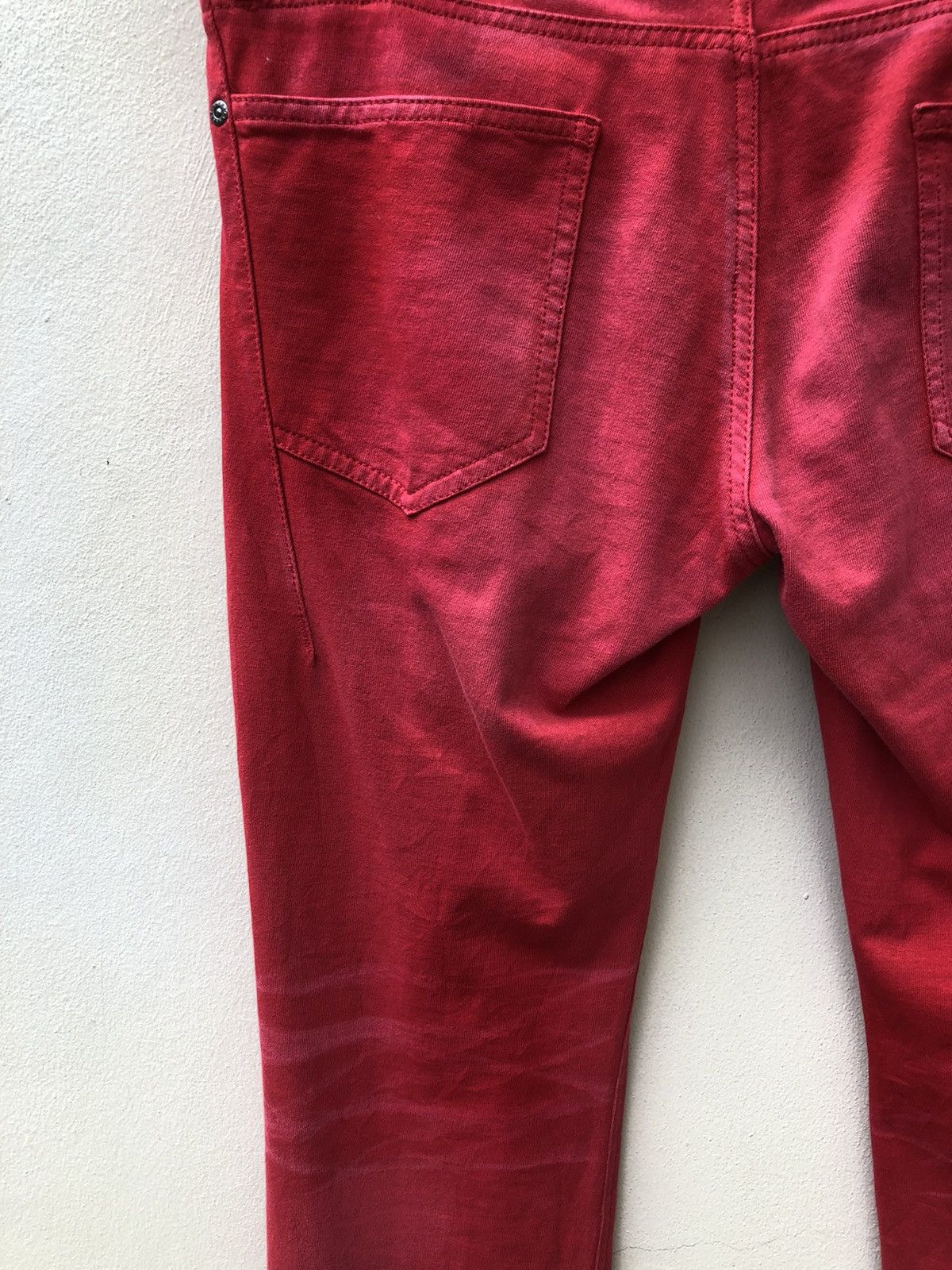 Neil Barrett Neil Barrett Black Barrett Made in Japan Red Pant Size US 31 - 17 Thumbnail