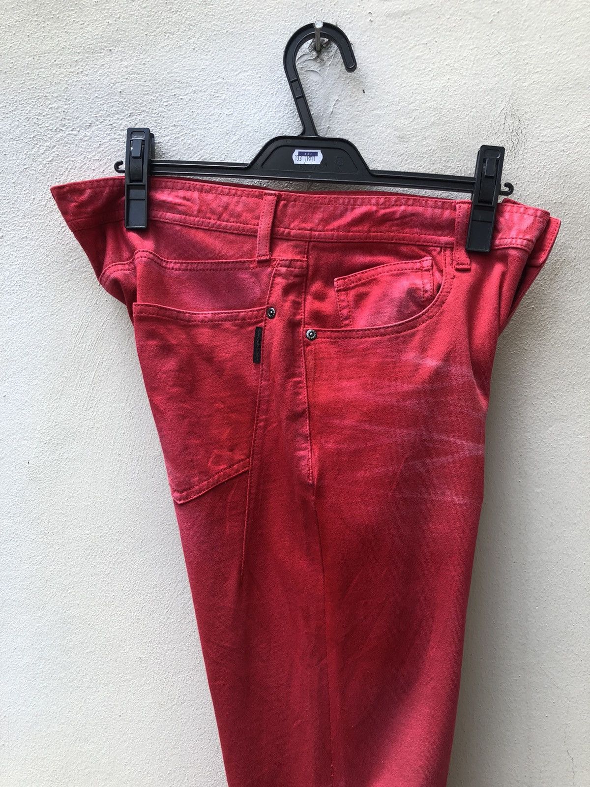 Neil Barrett Neil Barrett Black Barrett Made in Japan Red Pant Size US 31 - 21 Thumbnail